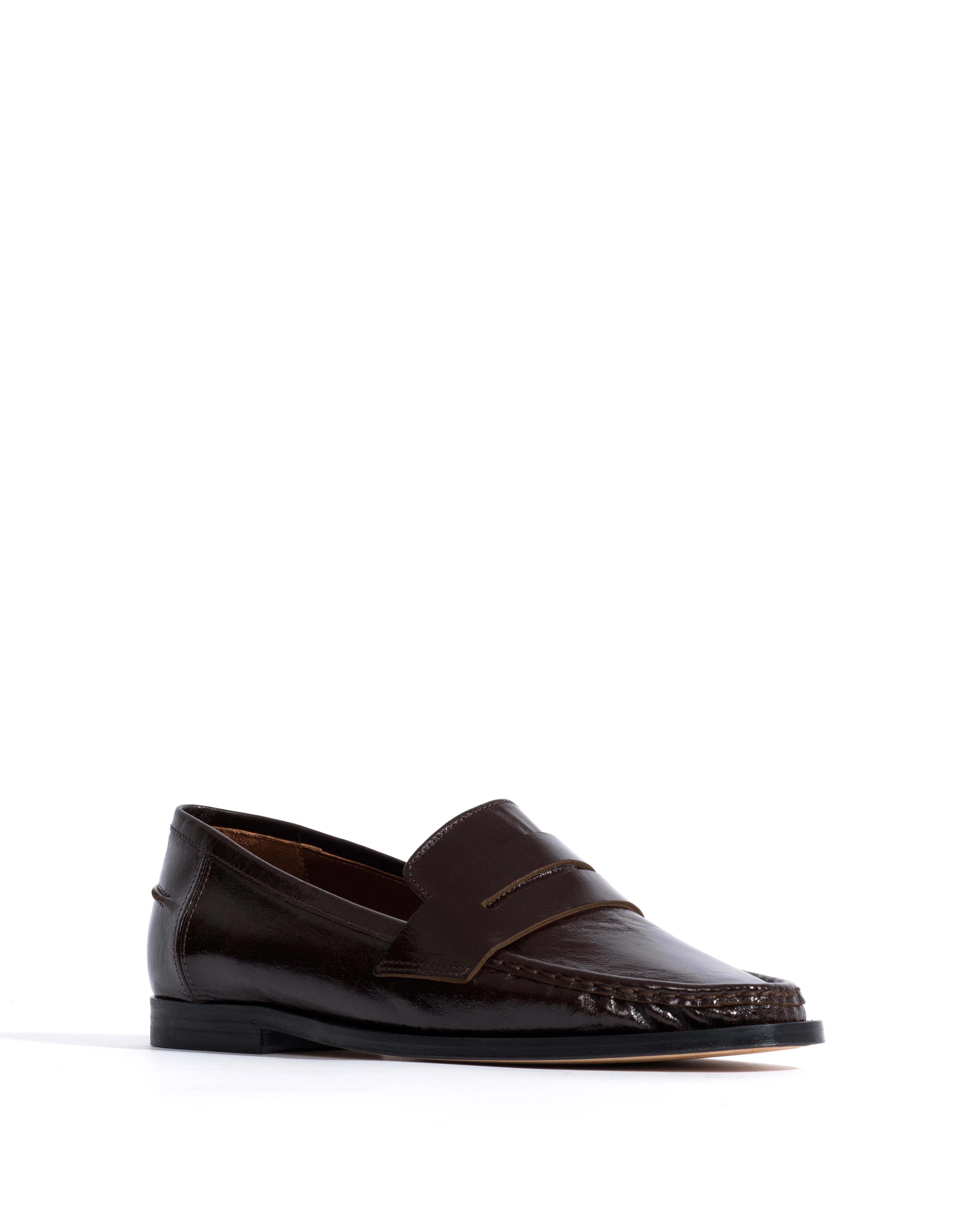 Jesha Crinkled soft calf Espresso brown - Image 2