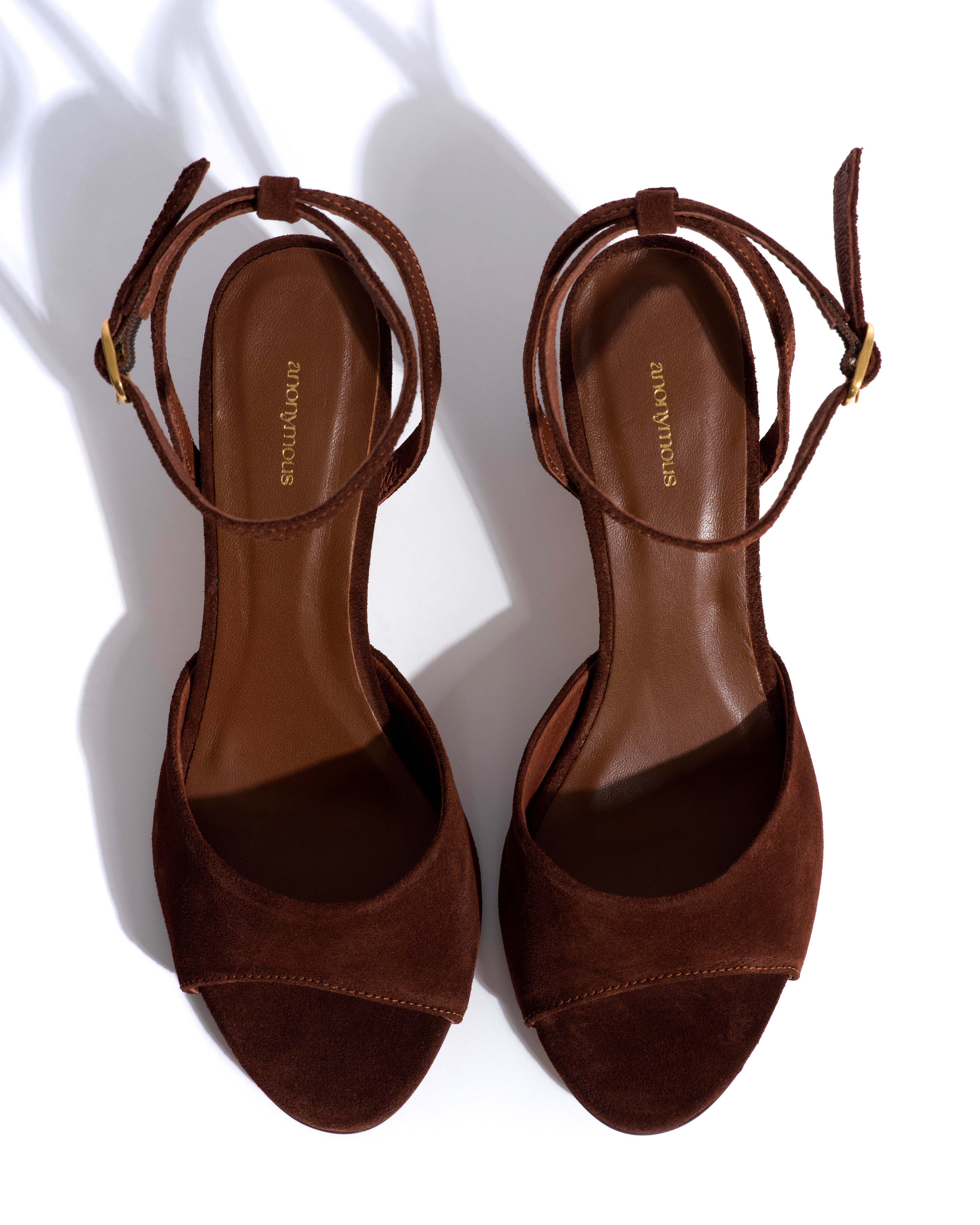Jolie 55 Calf suede Chocolate - Image 4