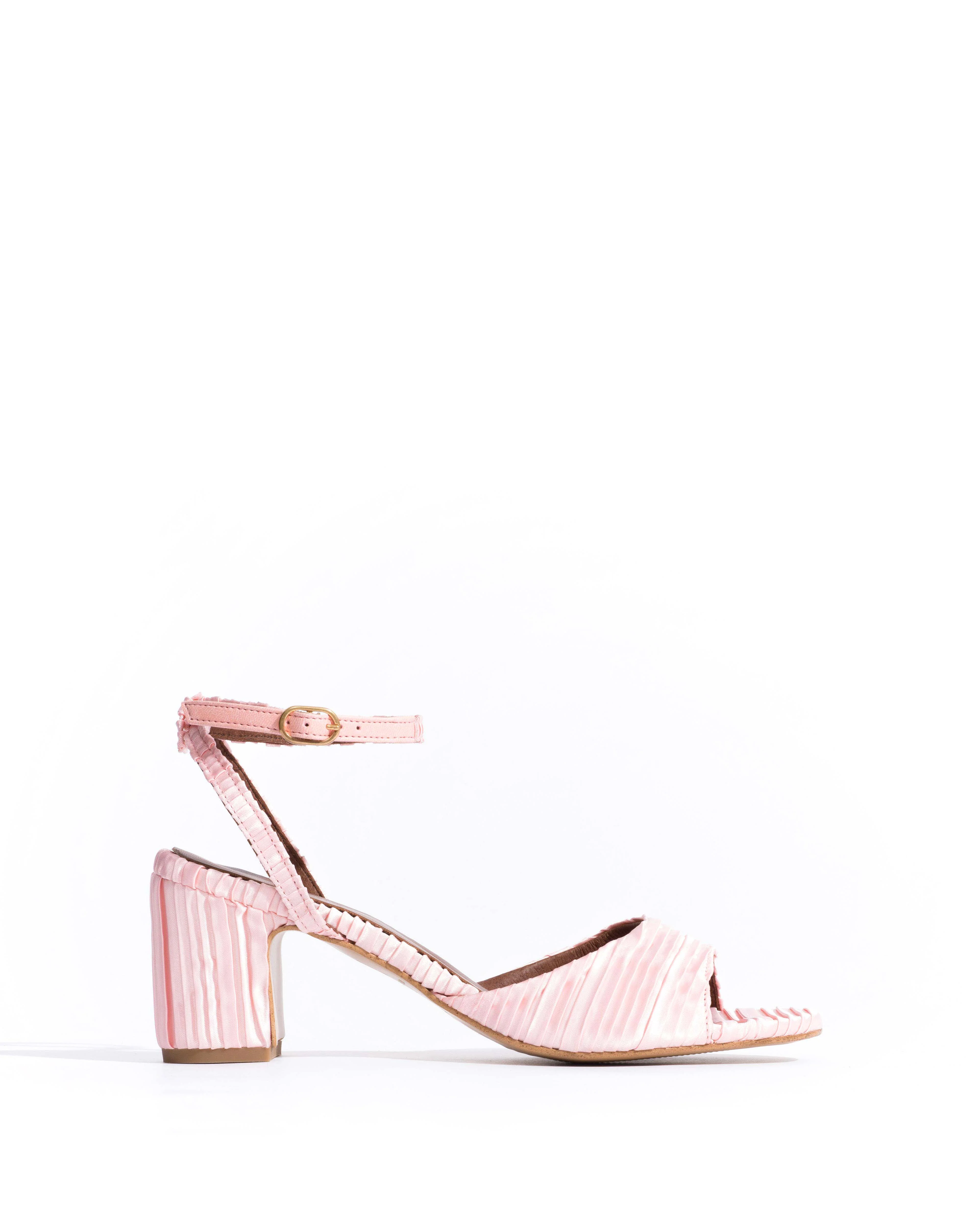 Jolie 55 Pleated satin Dreamy pink