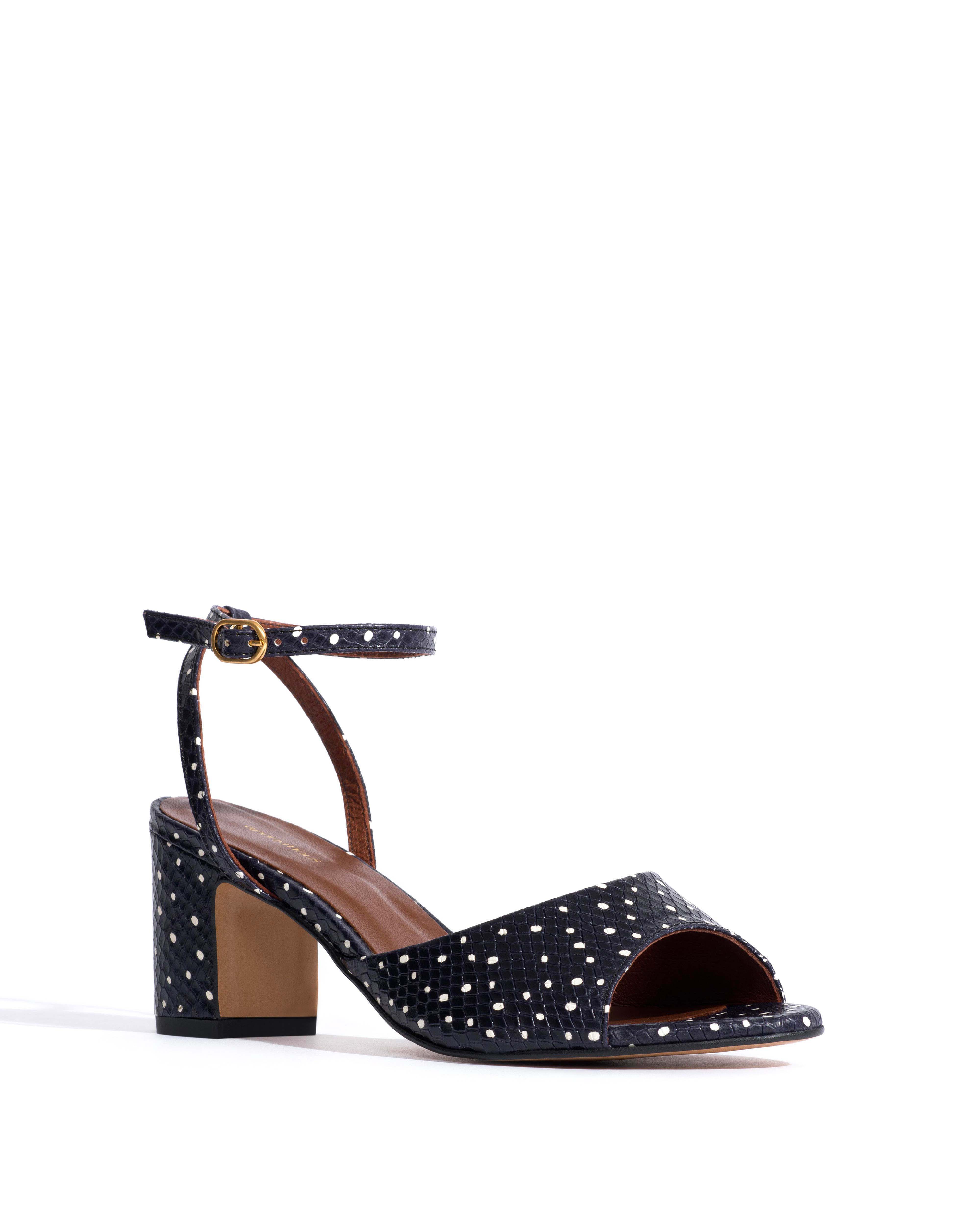 Jolie 55 Spotted snake calf Midnight blue - Image 2