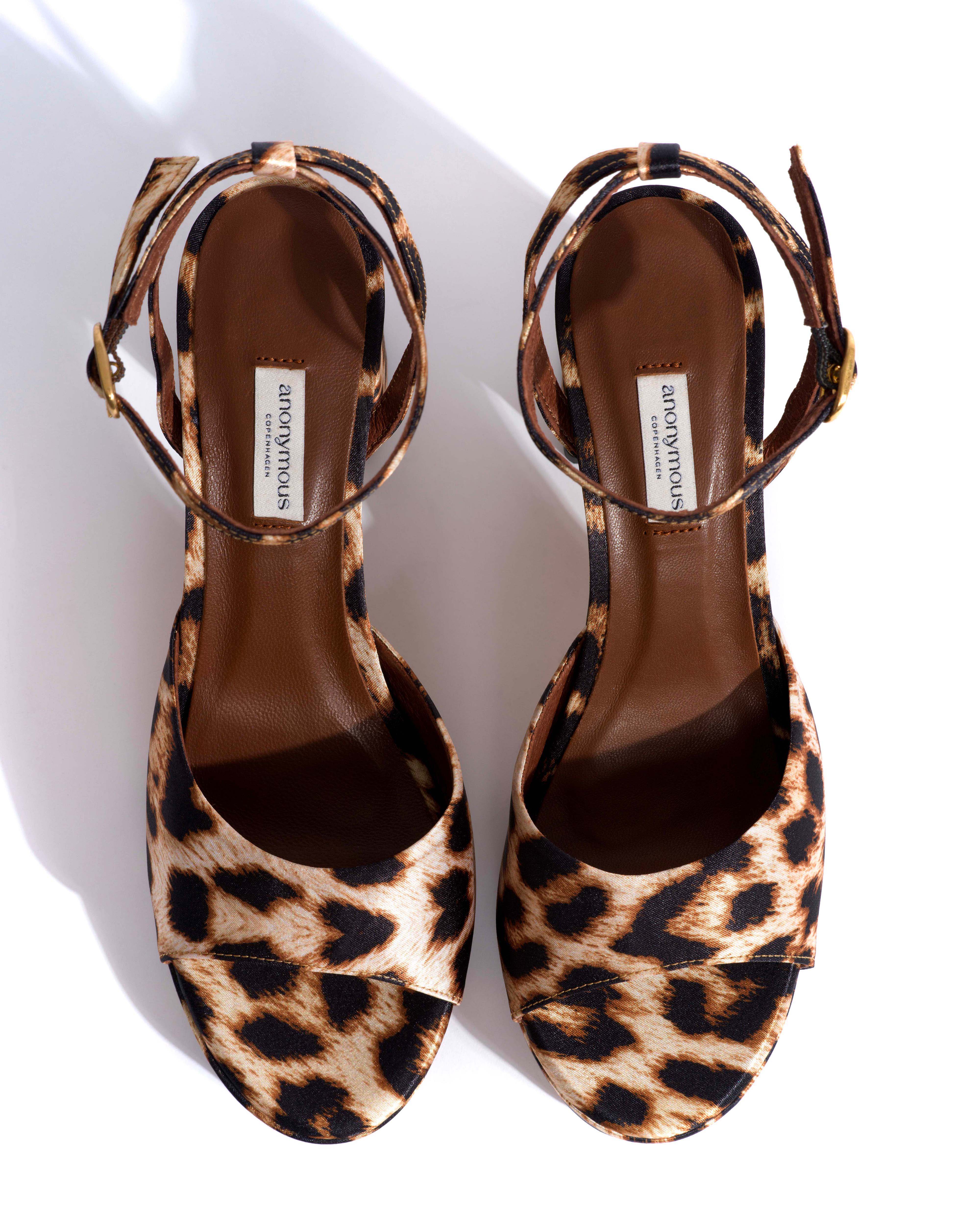 Jolie 85 platform Satin print Leopard - Image 4