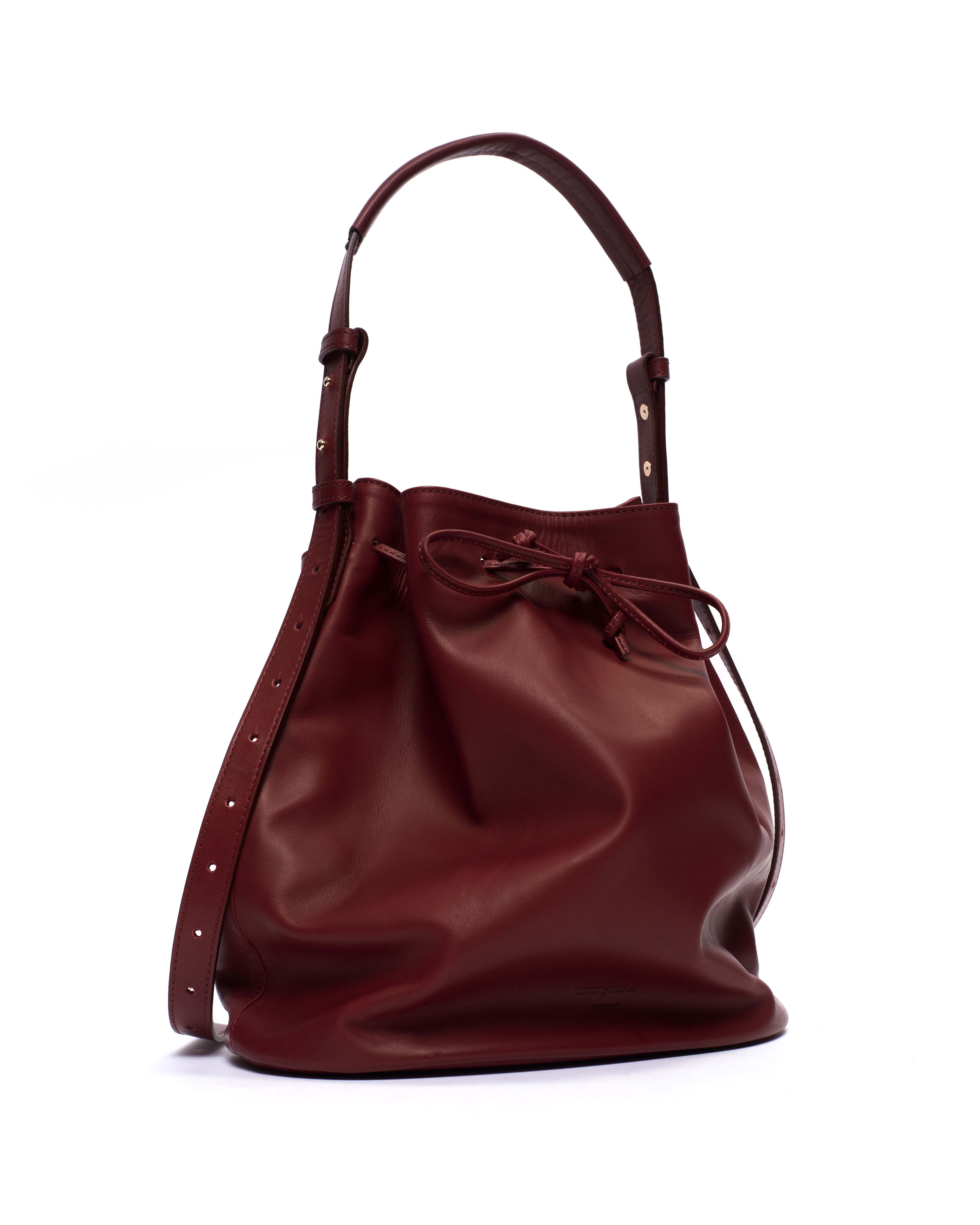 Kacey grand bucket bag Soft calf Pomegranate - Image 2