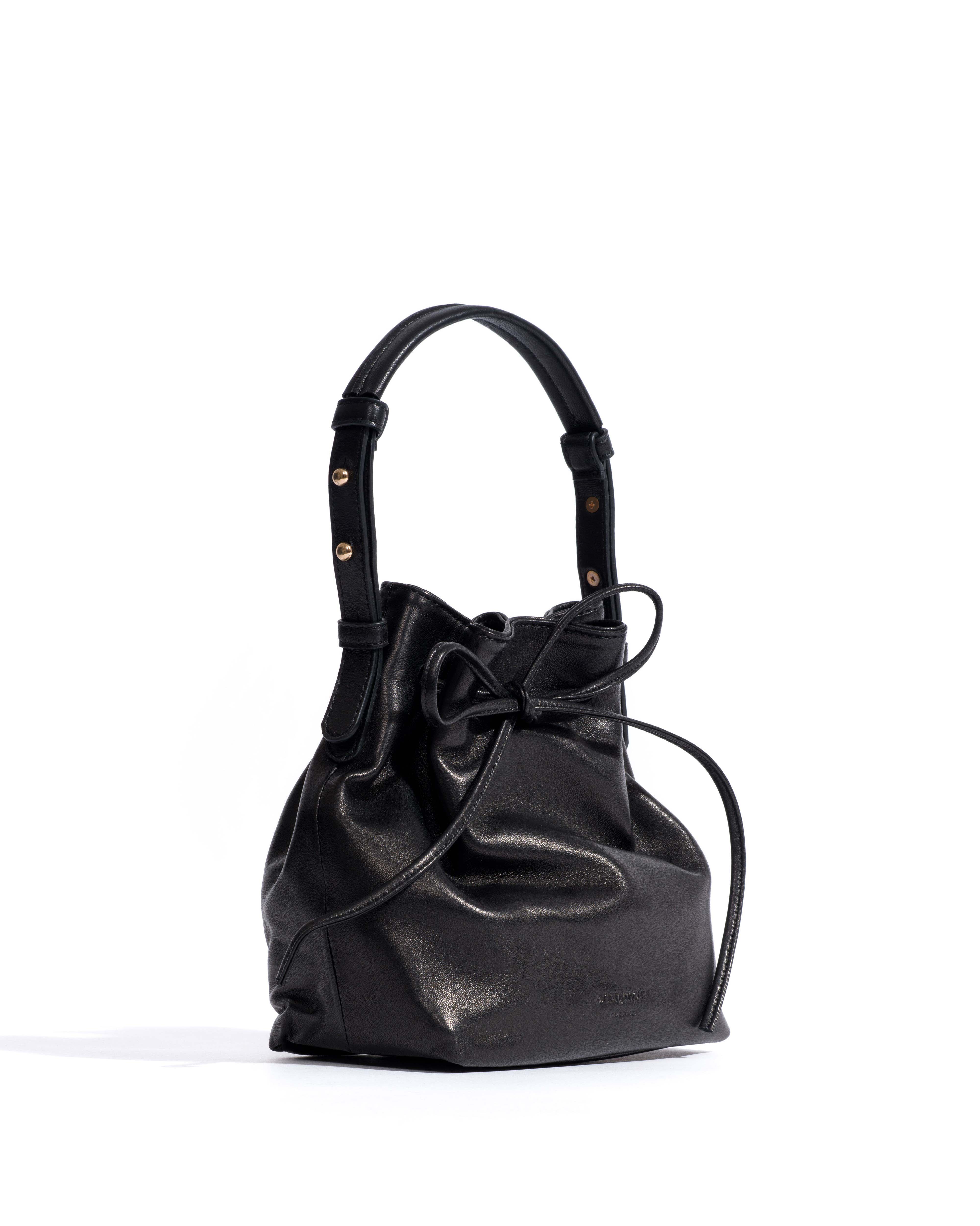 Kacey petite bucket bag Silky lamb Black - Image 2