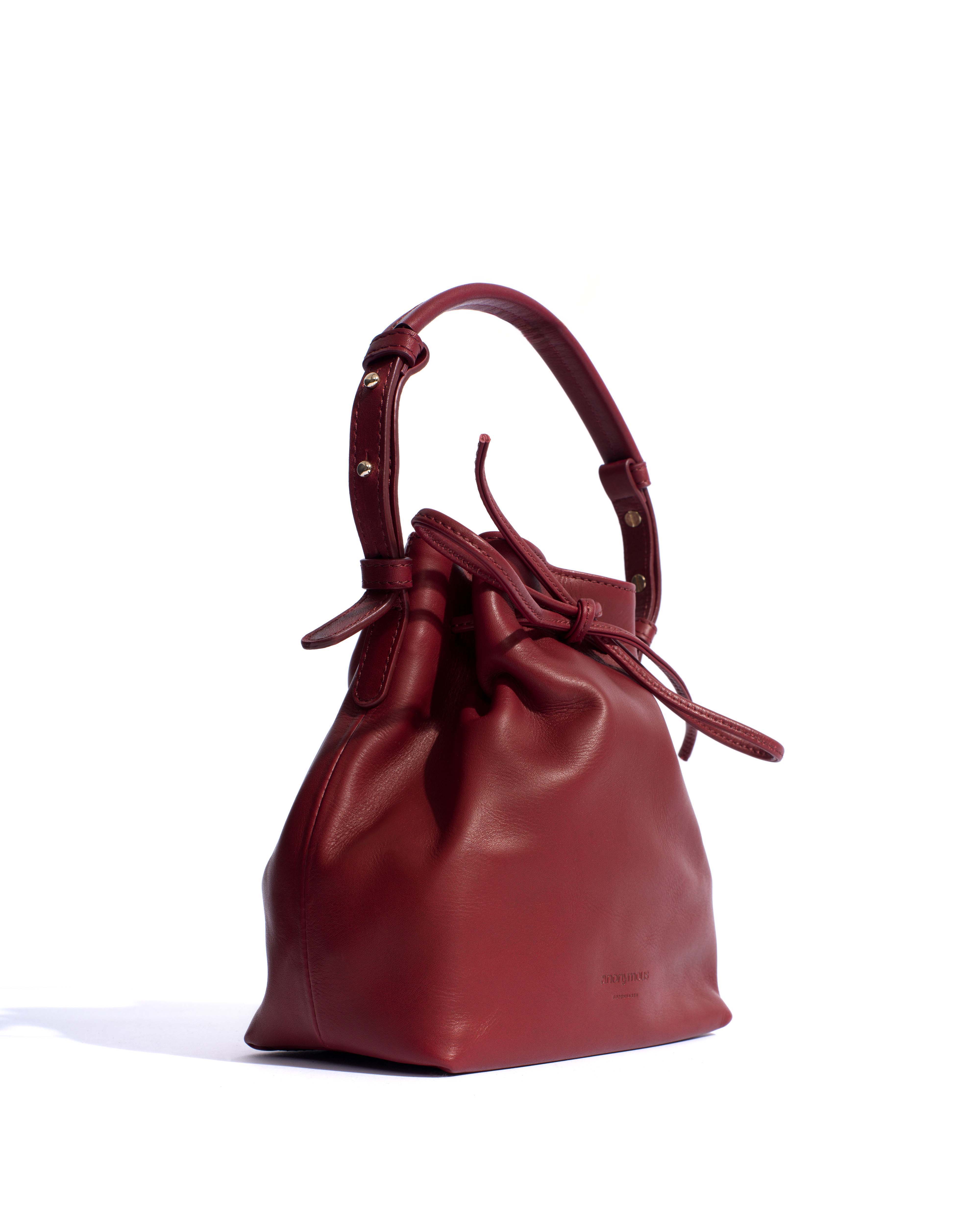 Kacey petite bucket bag Soft calf Pomegranate - Image 2