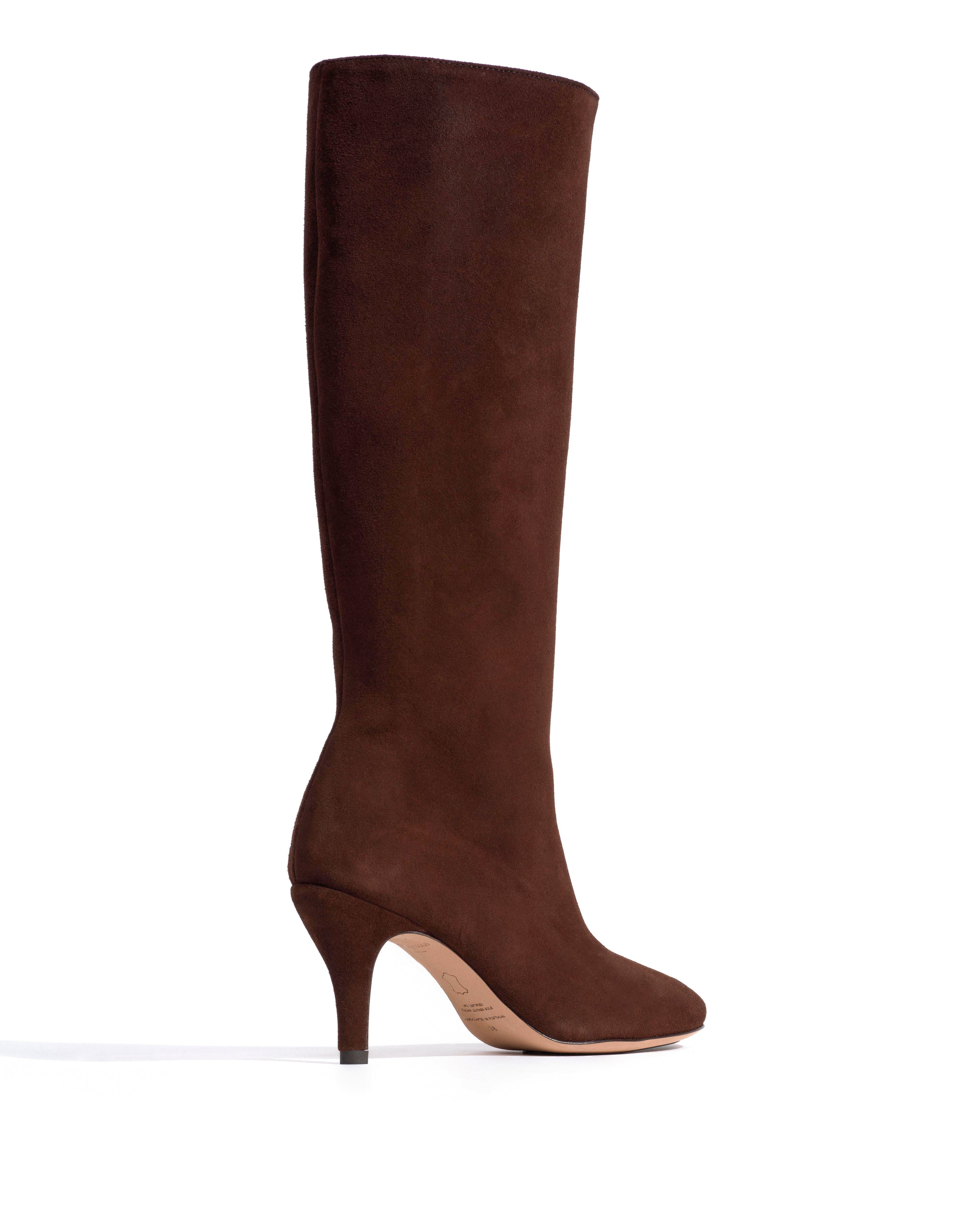 Kali 80 Calf suede Chocolate - Image 3