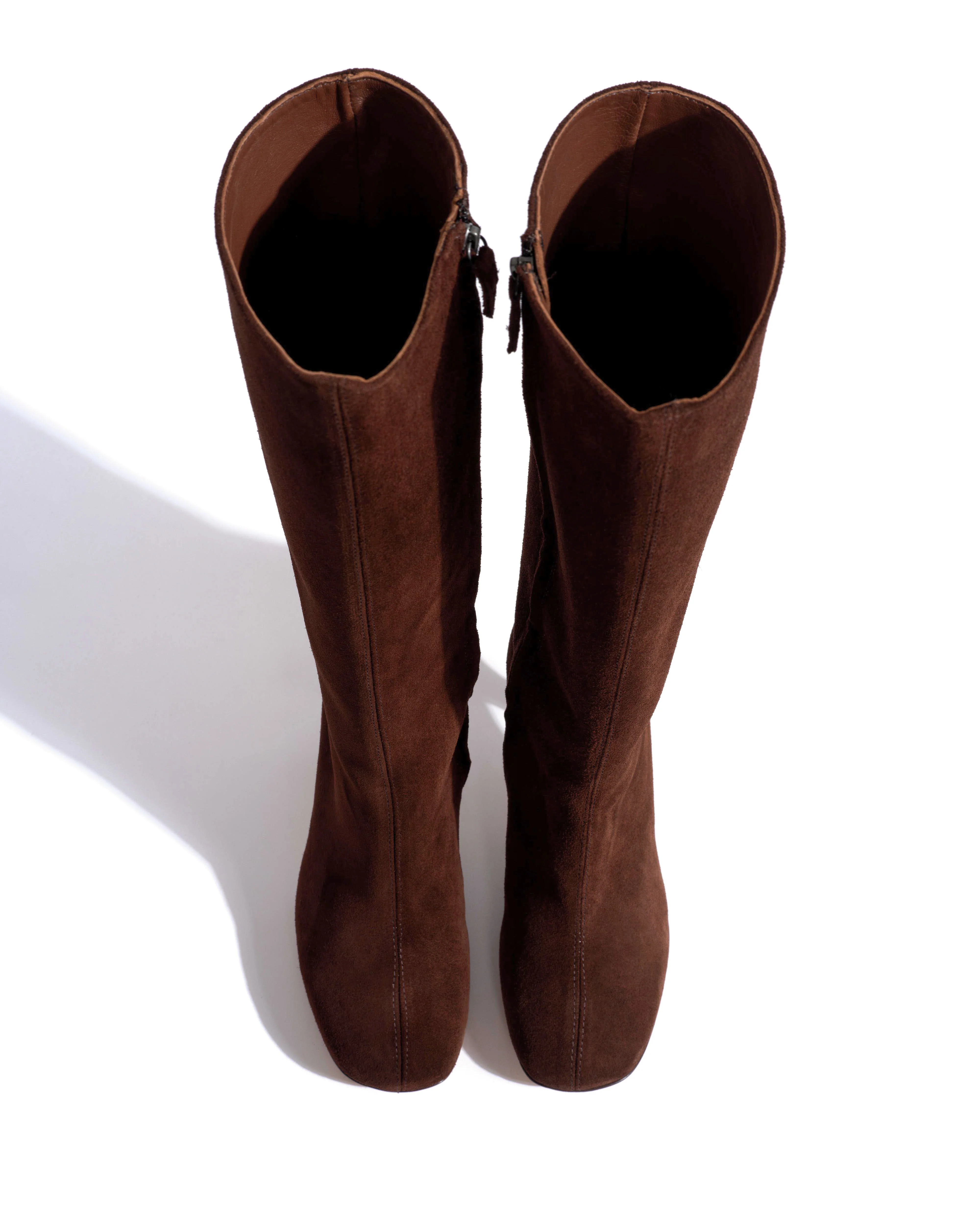 Kali 80 Calf suede Chocolate - Image 4