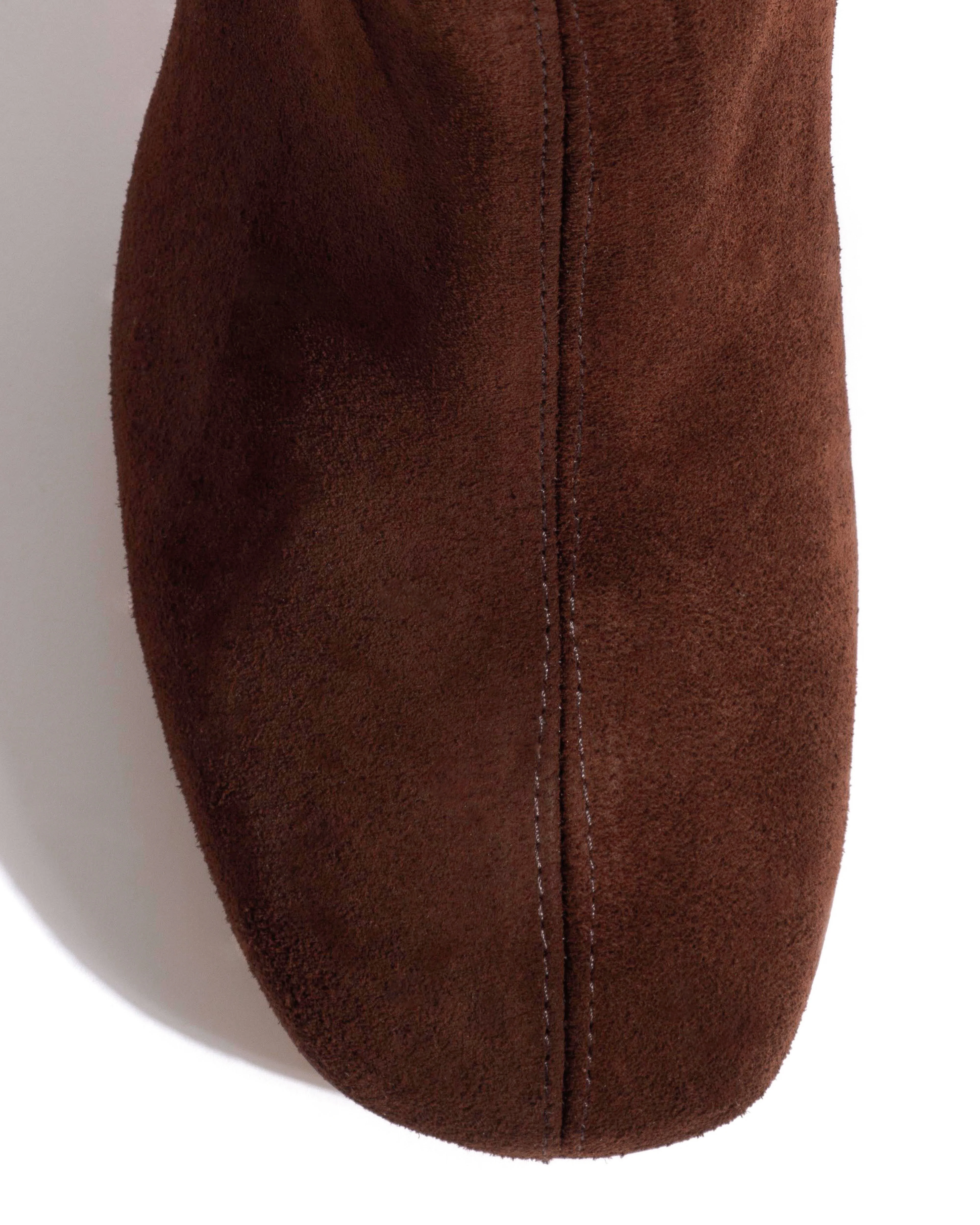 Kali 80 Calf suede Chocolate - Image 5