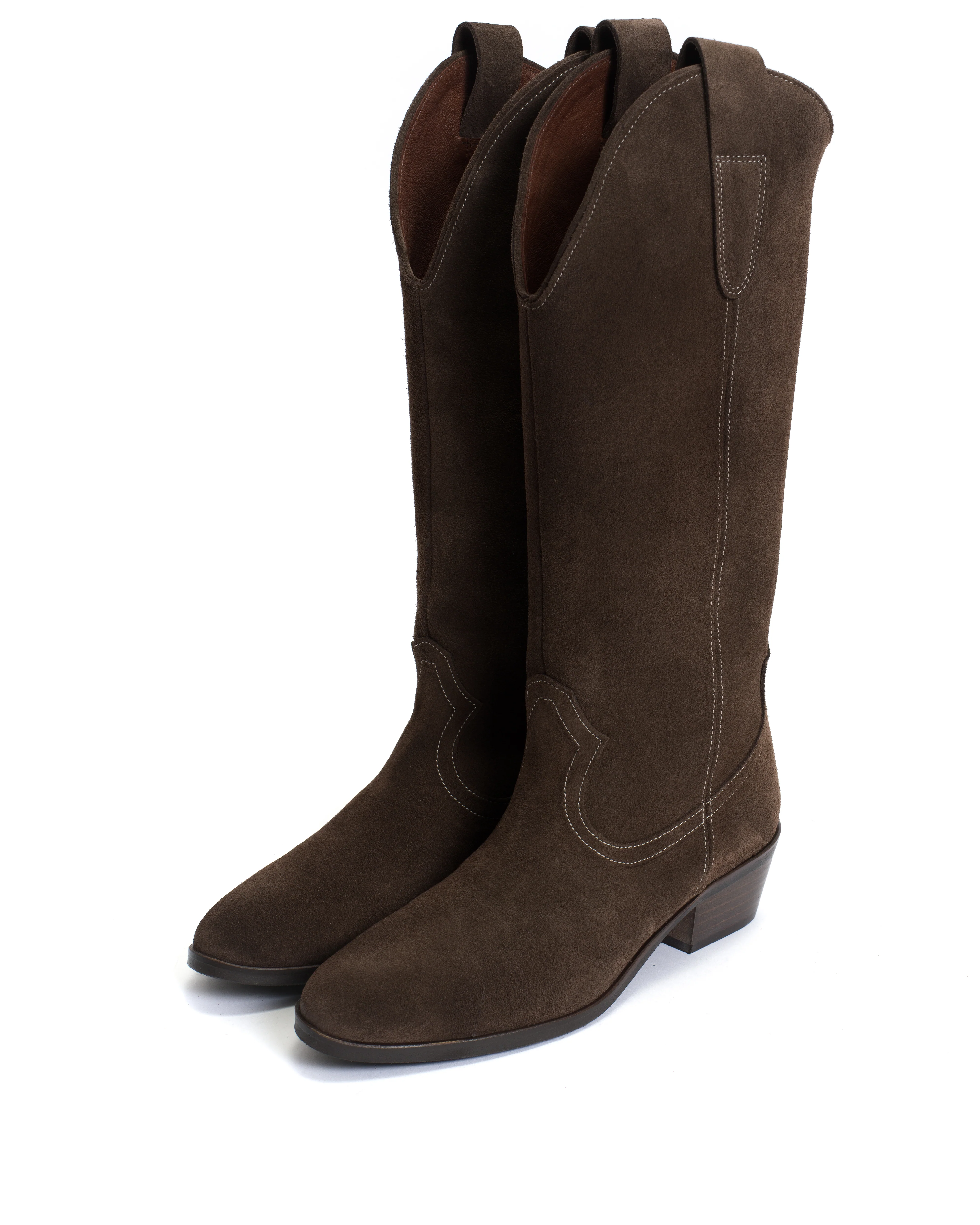 Kanaya 35 Calf suede Coffee brown - Image 2