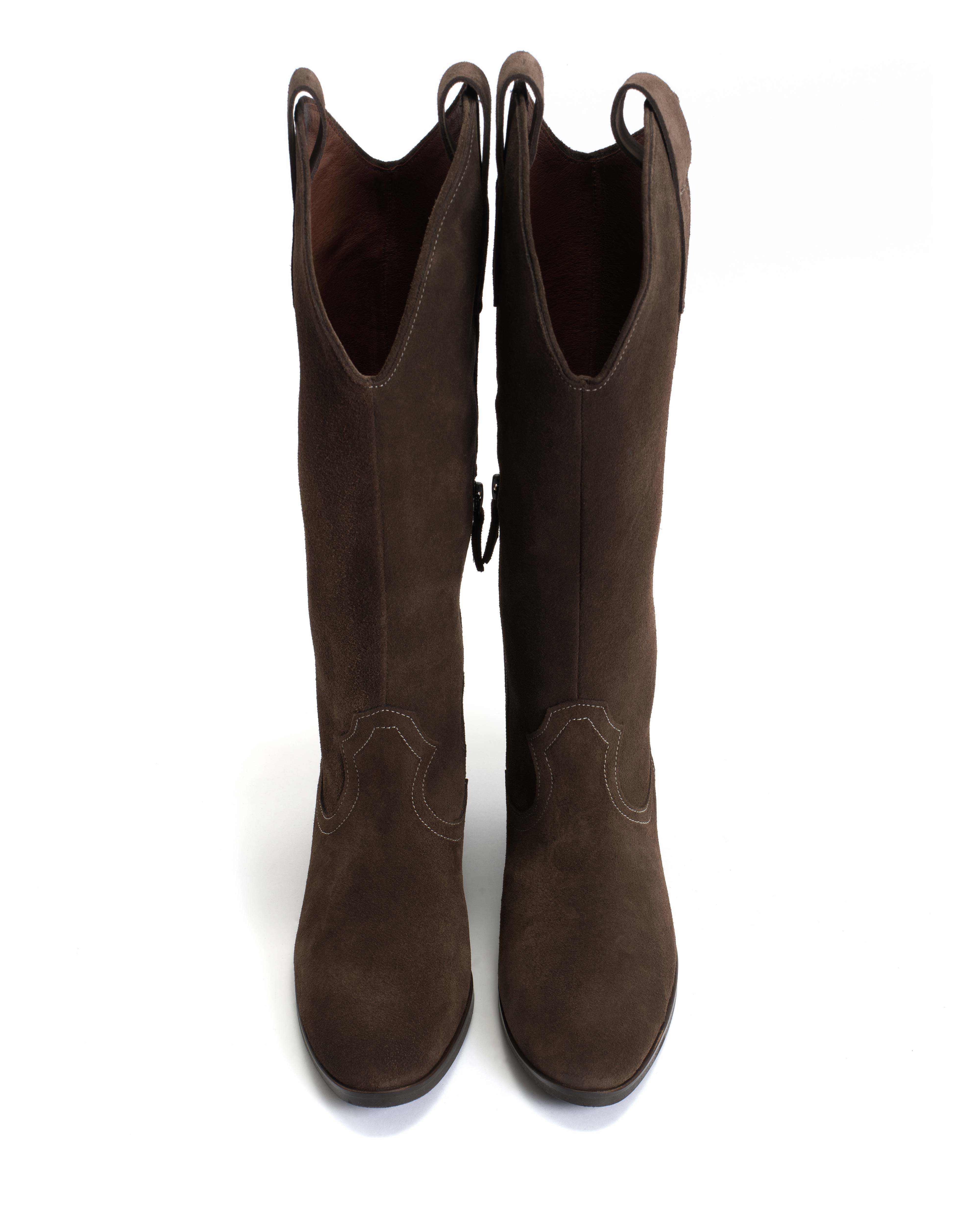 Kanaya 35 Calf suede Coffee brown - Image 3