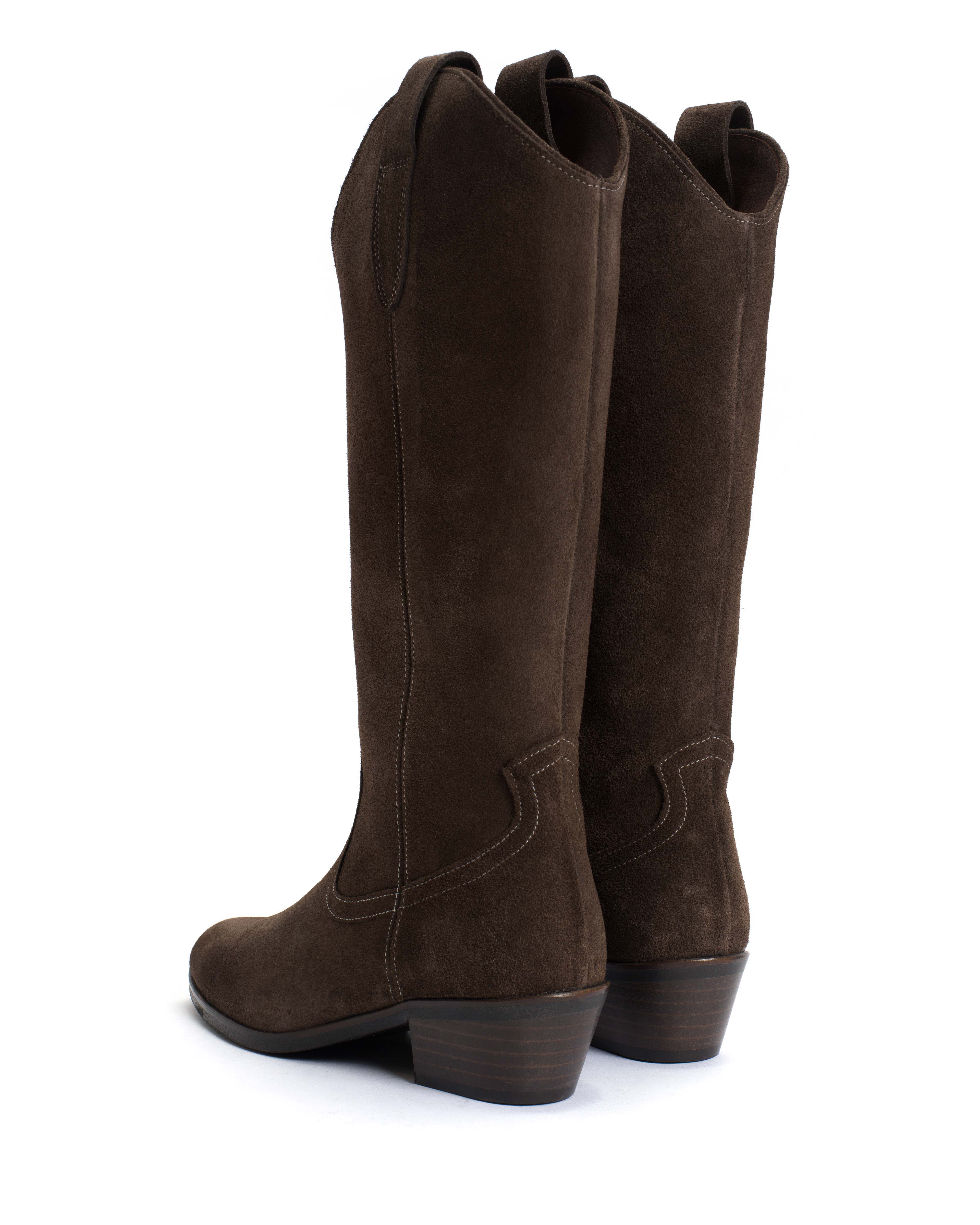 Kanaya 35 Calf suede Coffee brown - Image 4