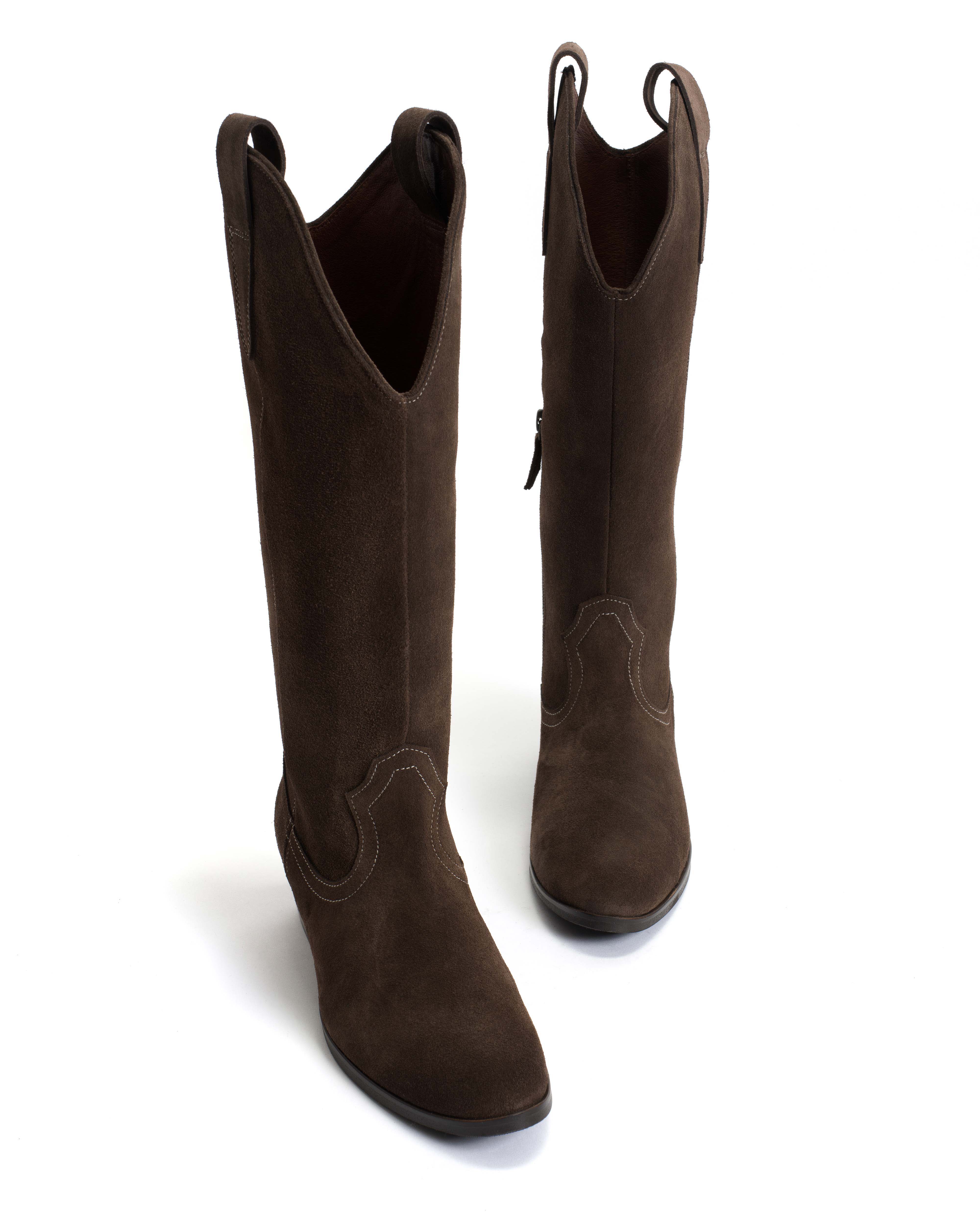 Kanaya 35 Calf suede Coffee brown - Image 5