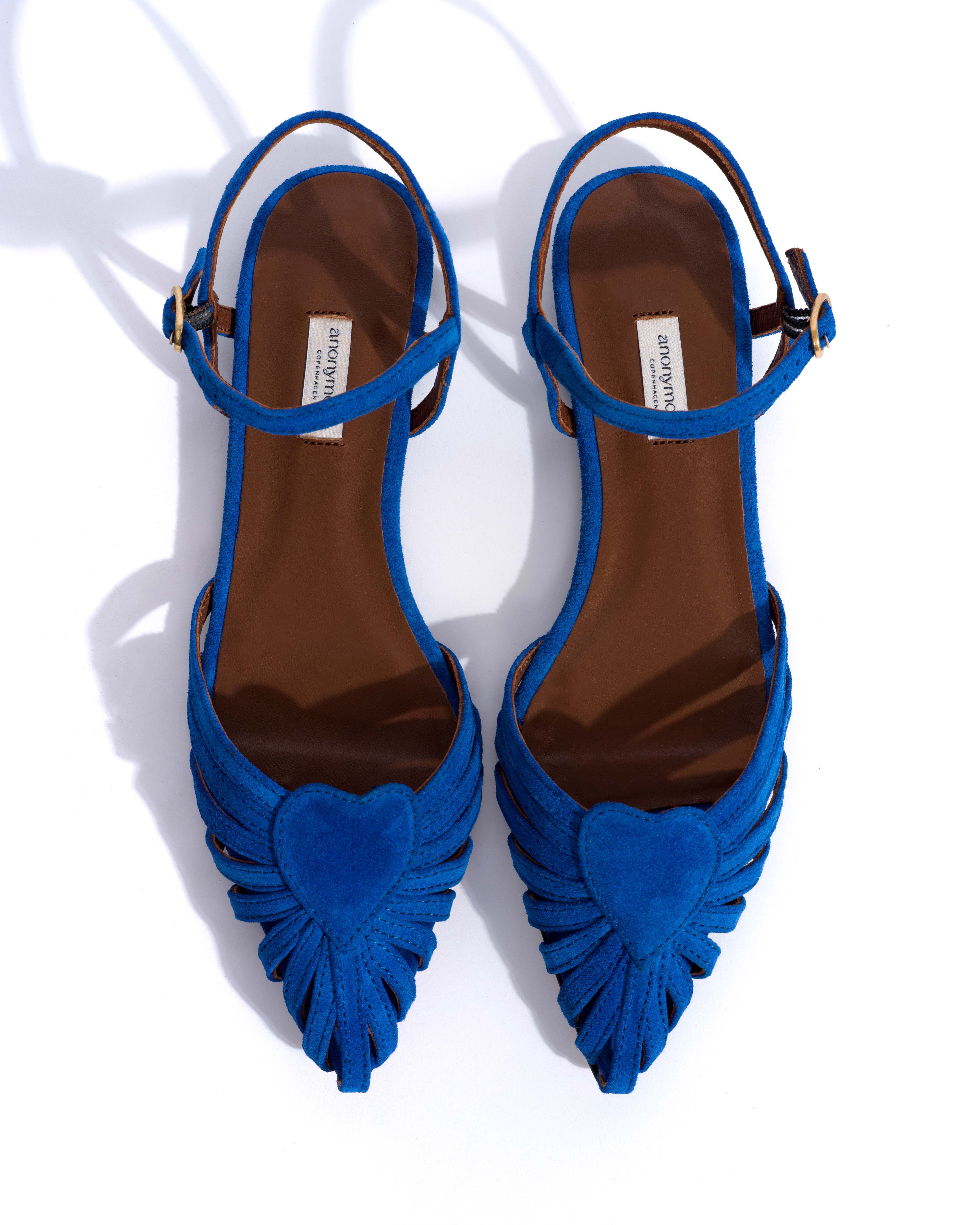 Keesha 10 Calf suede Electric blue - Image 4