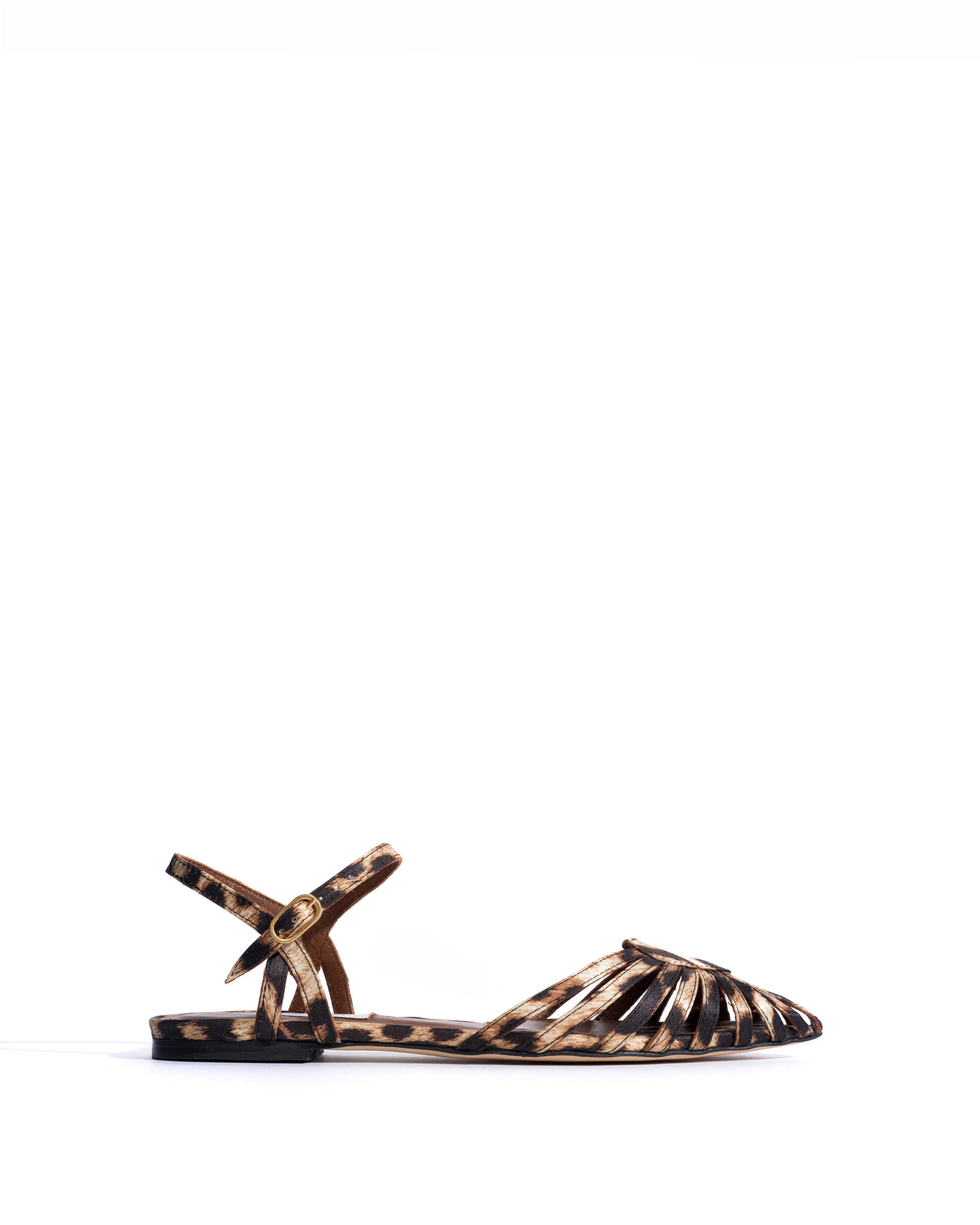 Keesha 10 Satin print Leopard