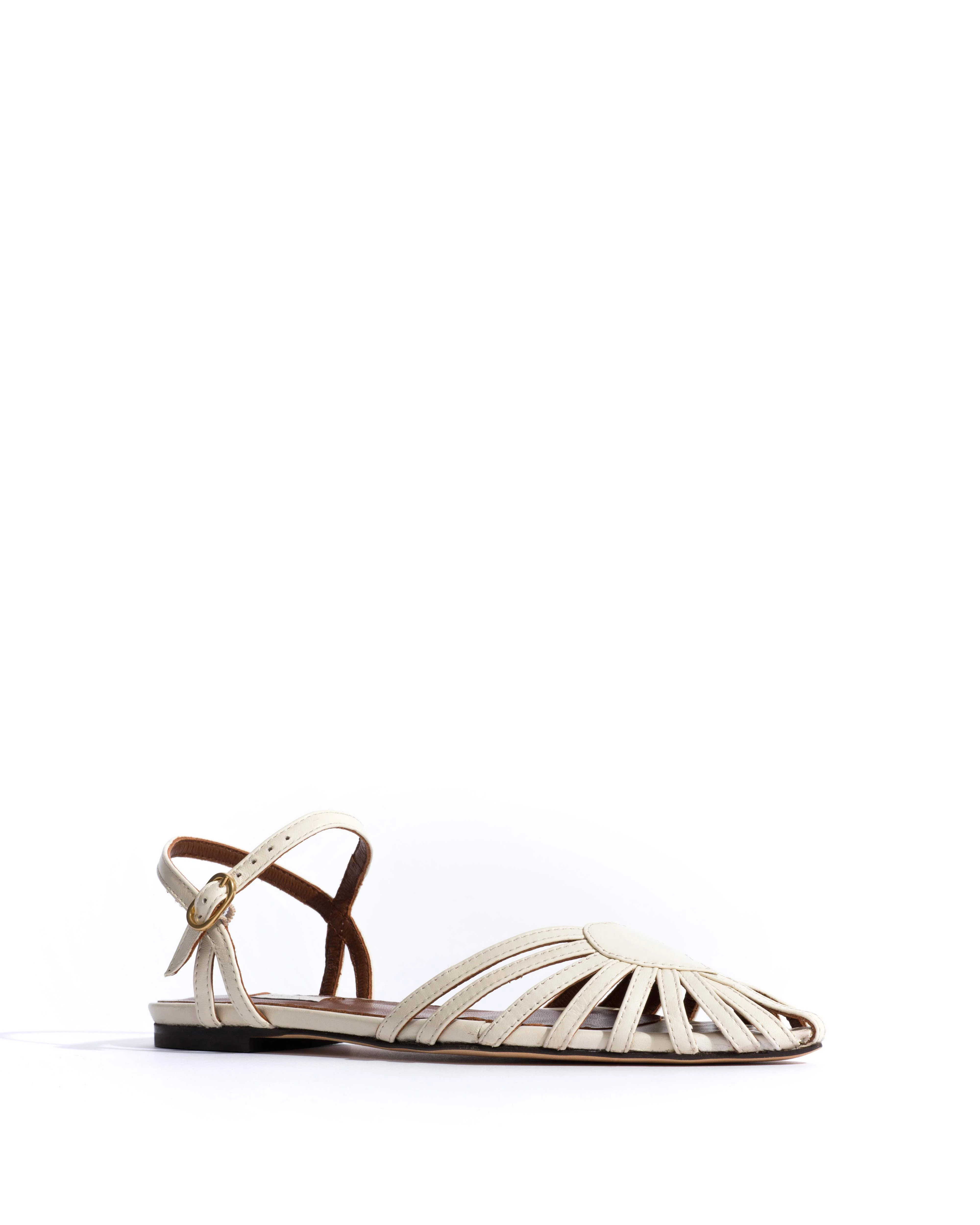 Keesha 10 Shiny lamb White sand - Image 2