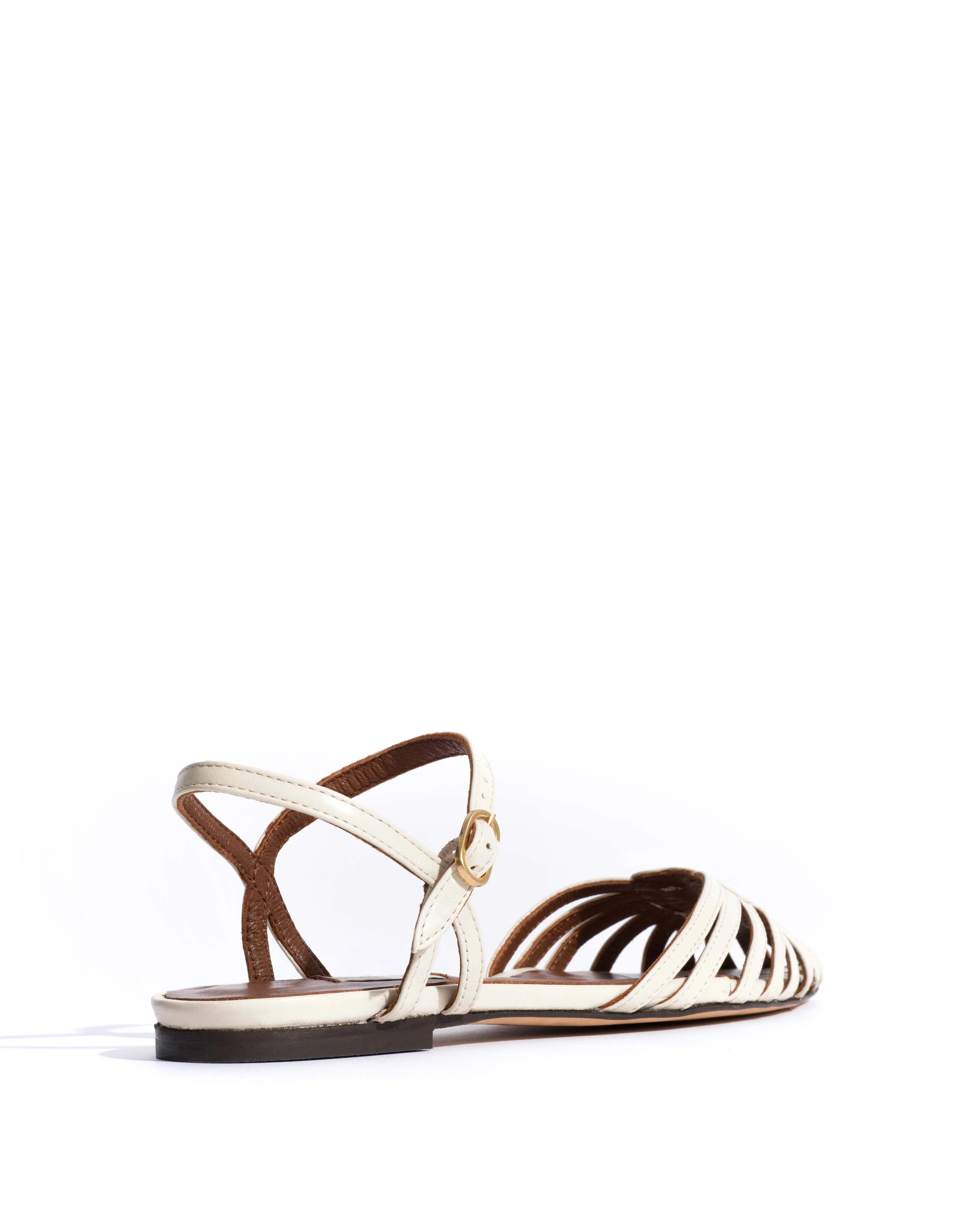 Keesha 10 Shiny lamb White sand - Image 3