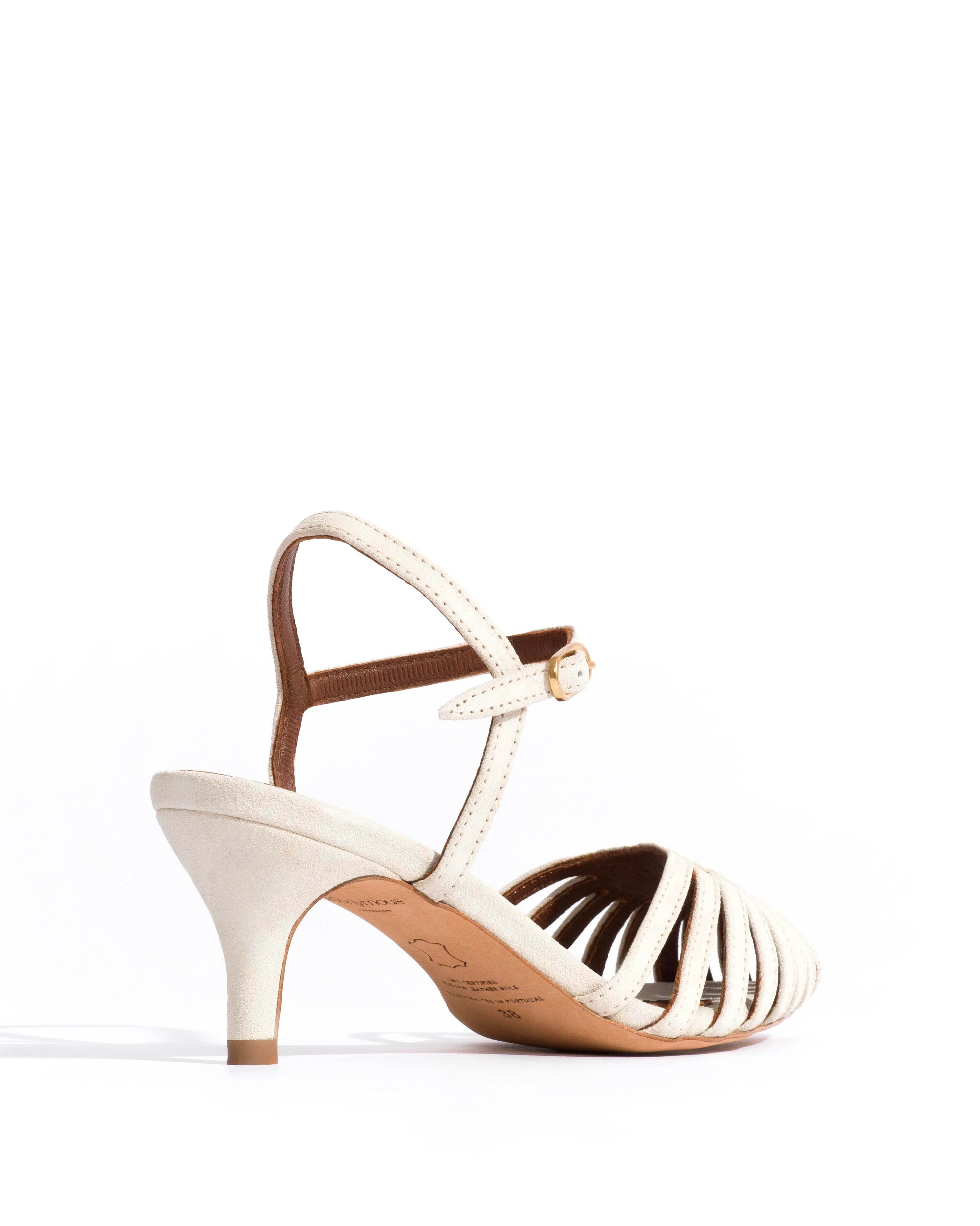 Keesha 55 Calf suede Antique white - Image 3