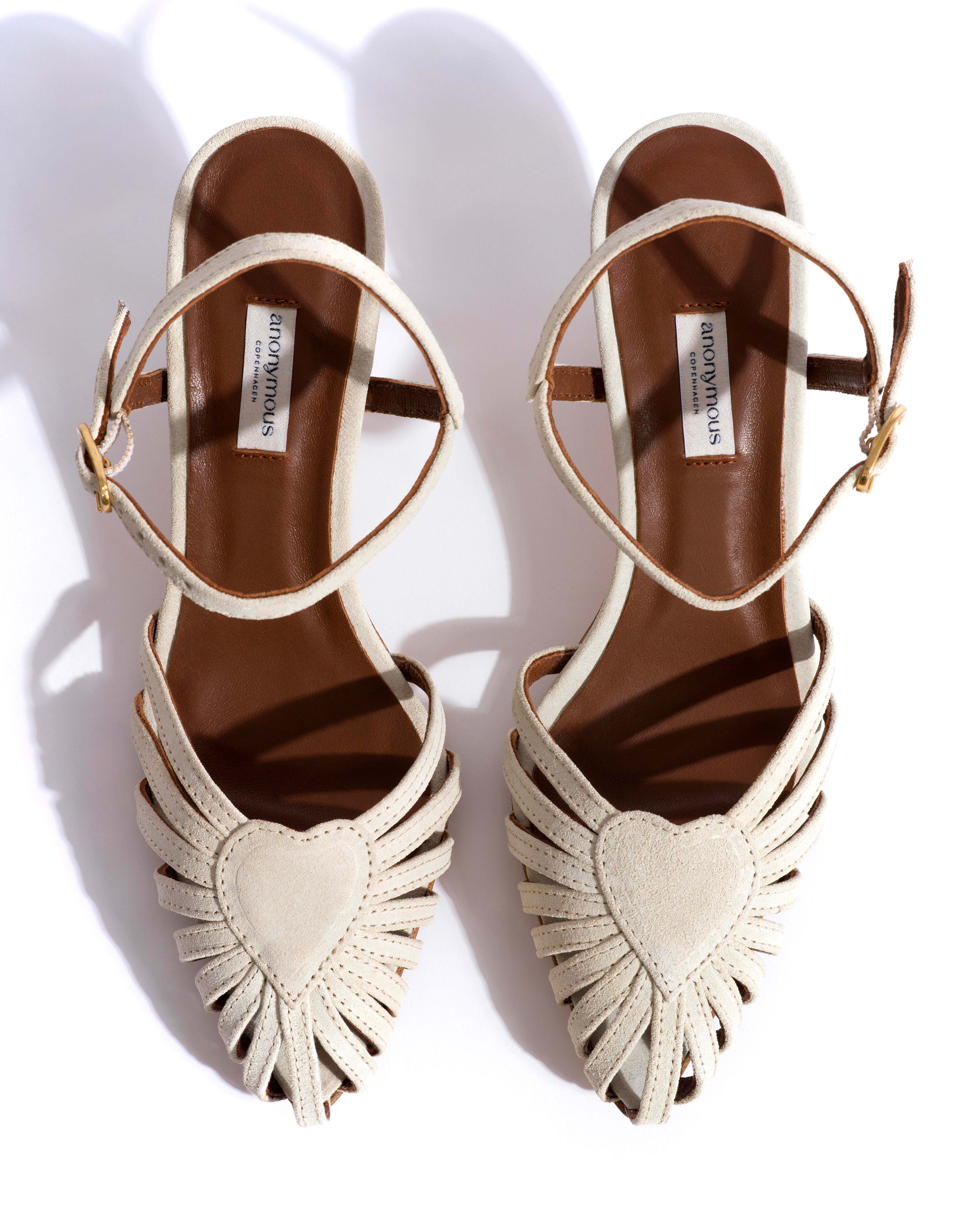 Keesha 55 Calf suede Antique white - Image 4