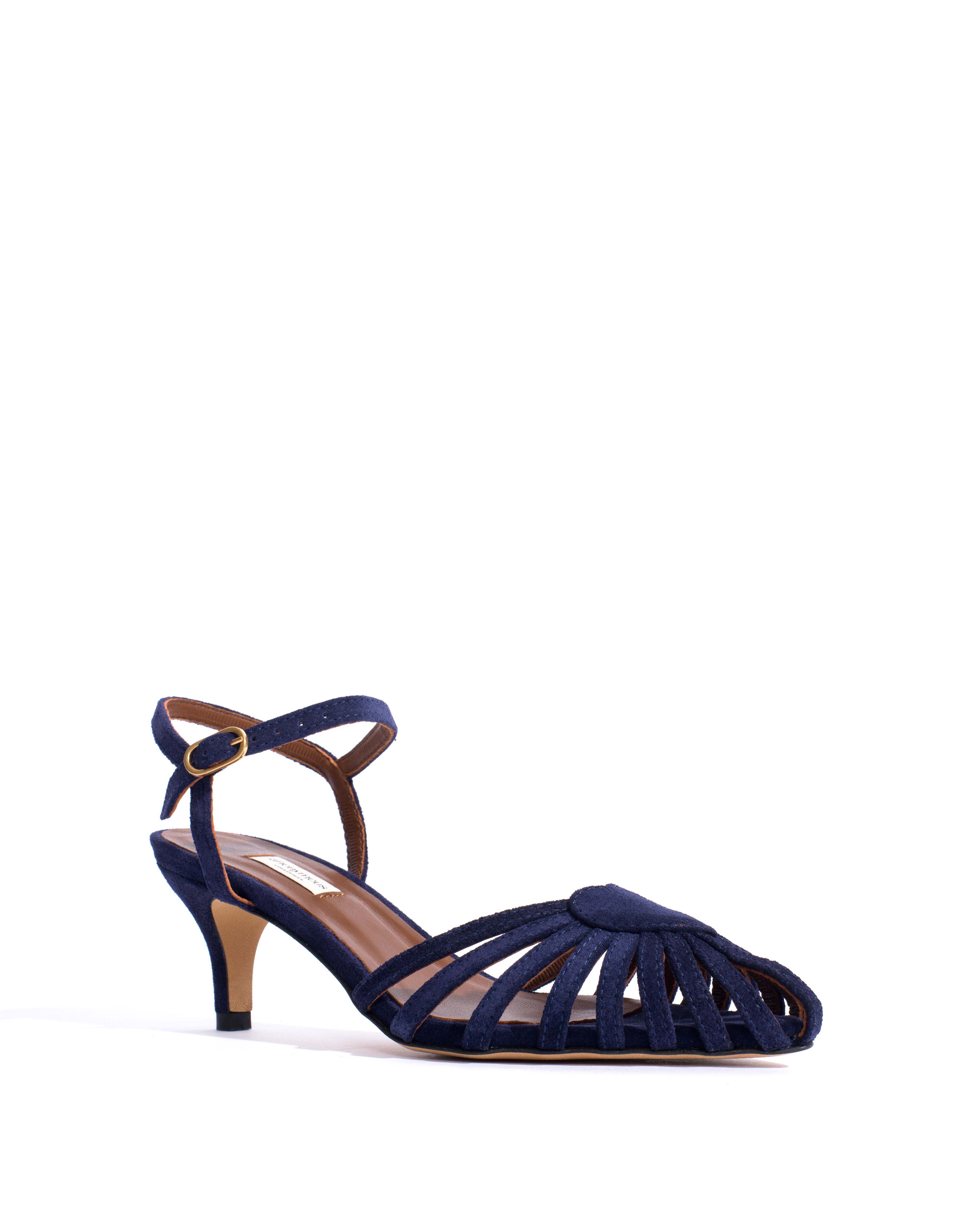 Keesha 55 Calf suede Ink blue - Image 2