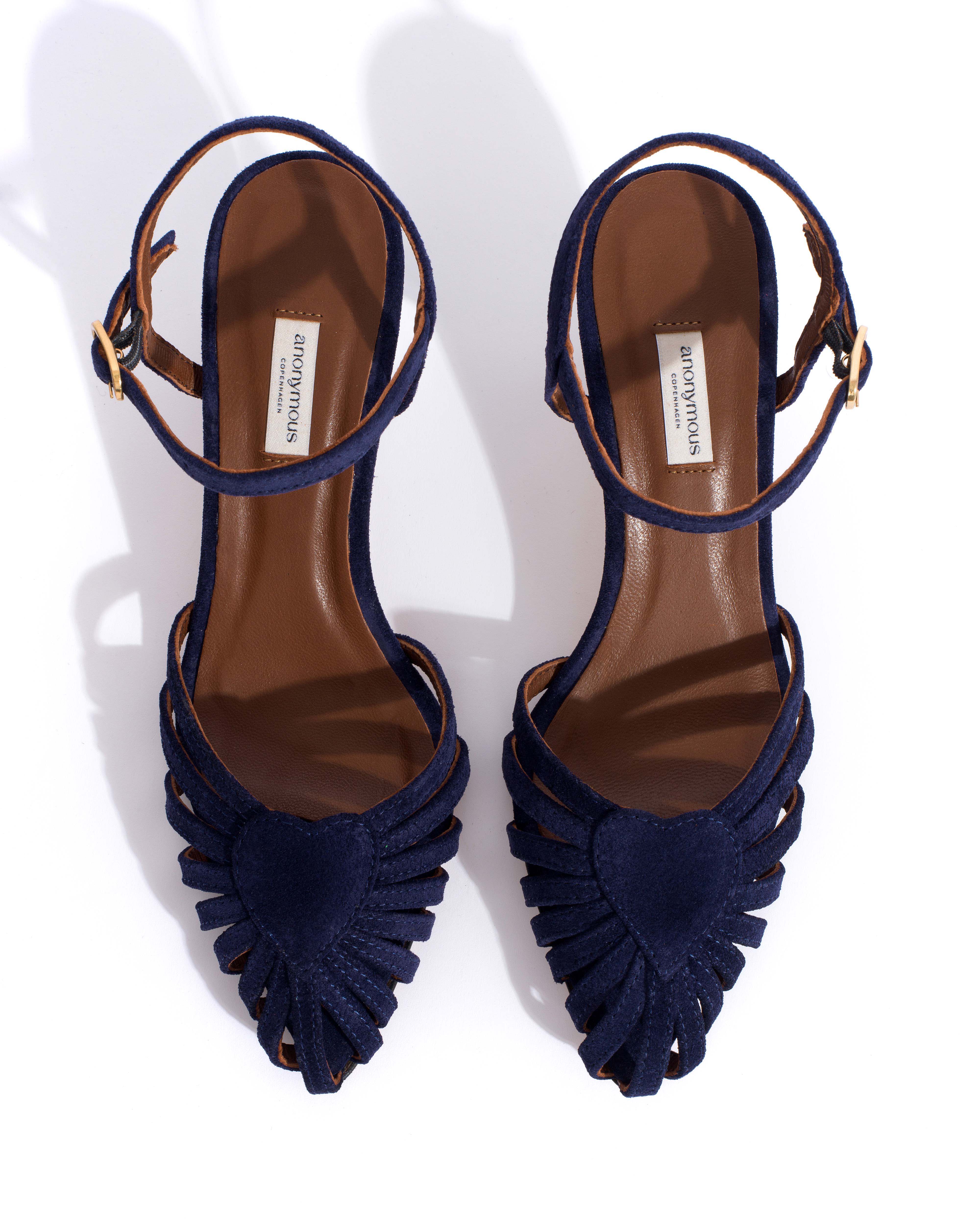 Keesha 55 Calf suede Ink blue - Image 4