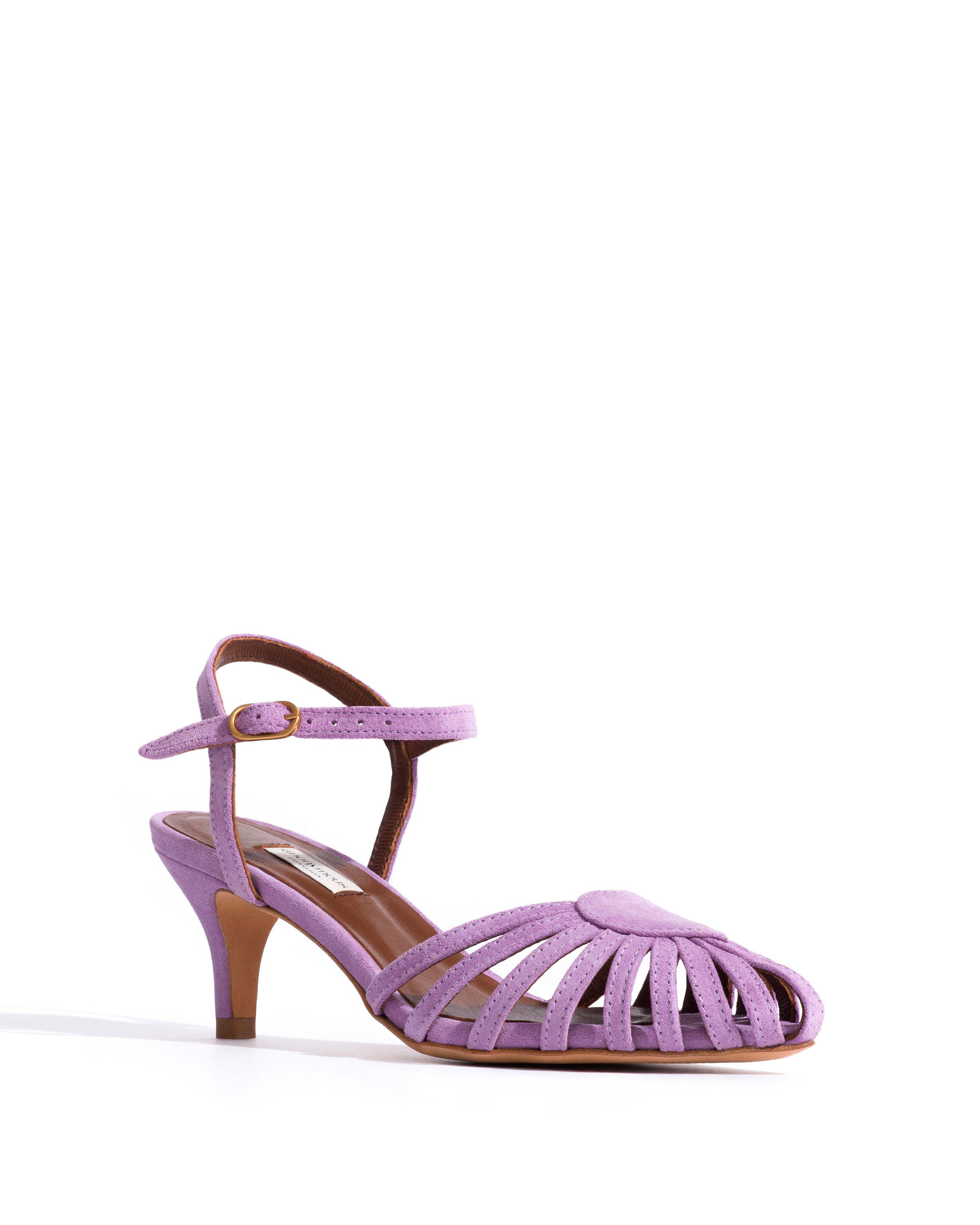 Keesha 55 Calf suede Lavender ice - Image 2