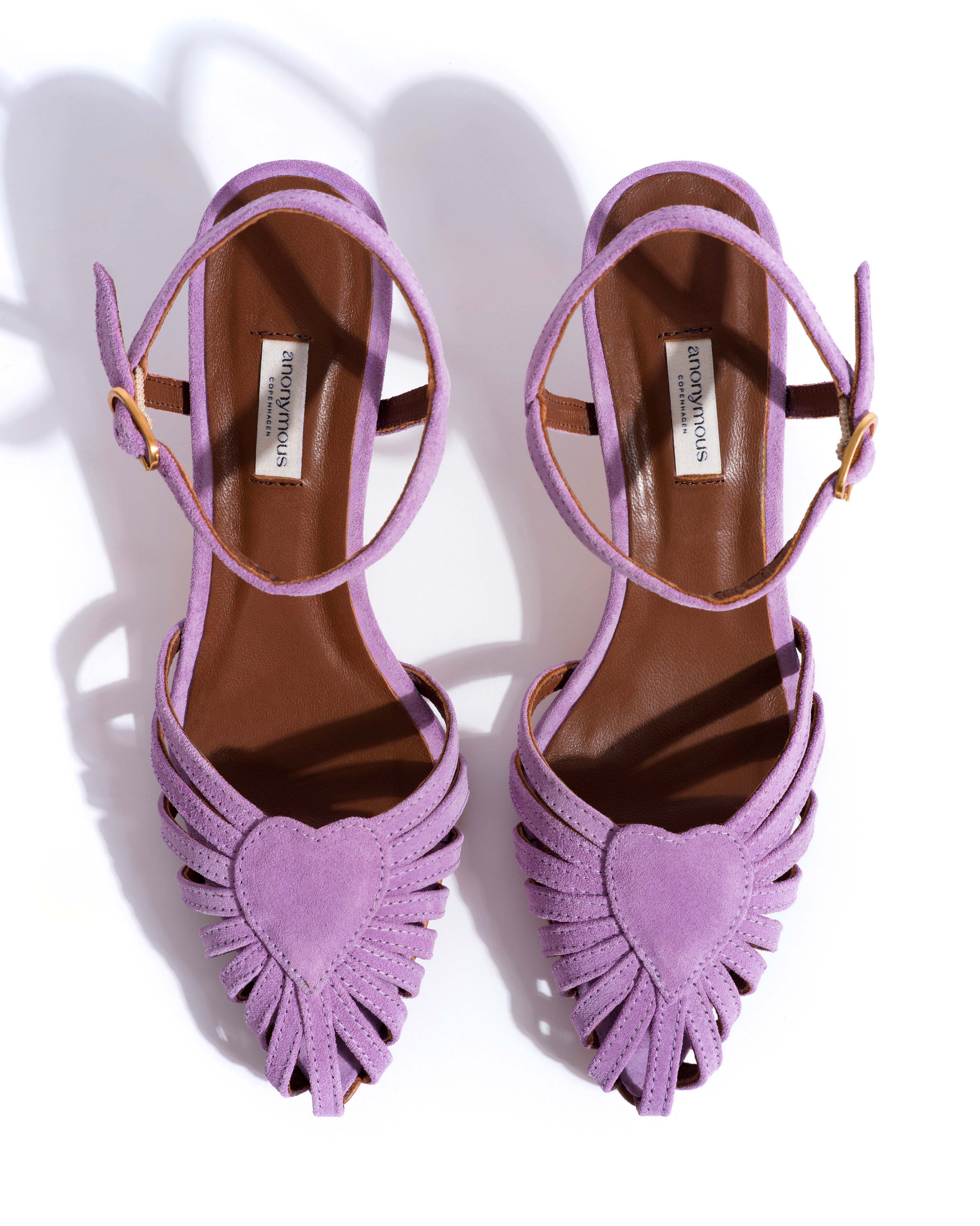 Keesha 55 Calf suede Lavender ice - Image 4