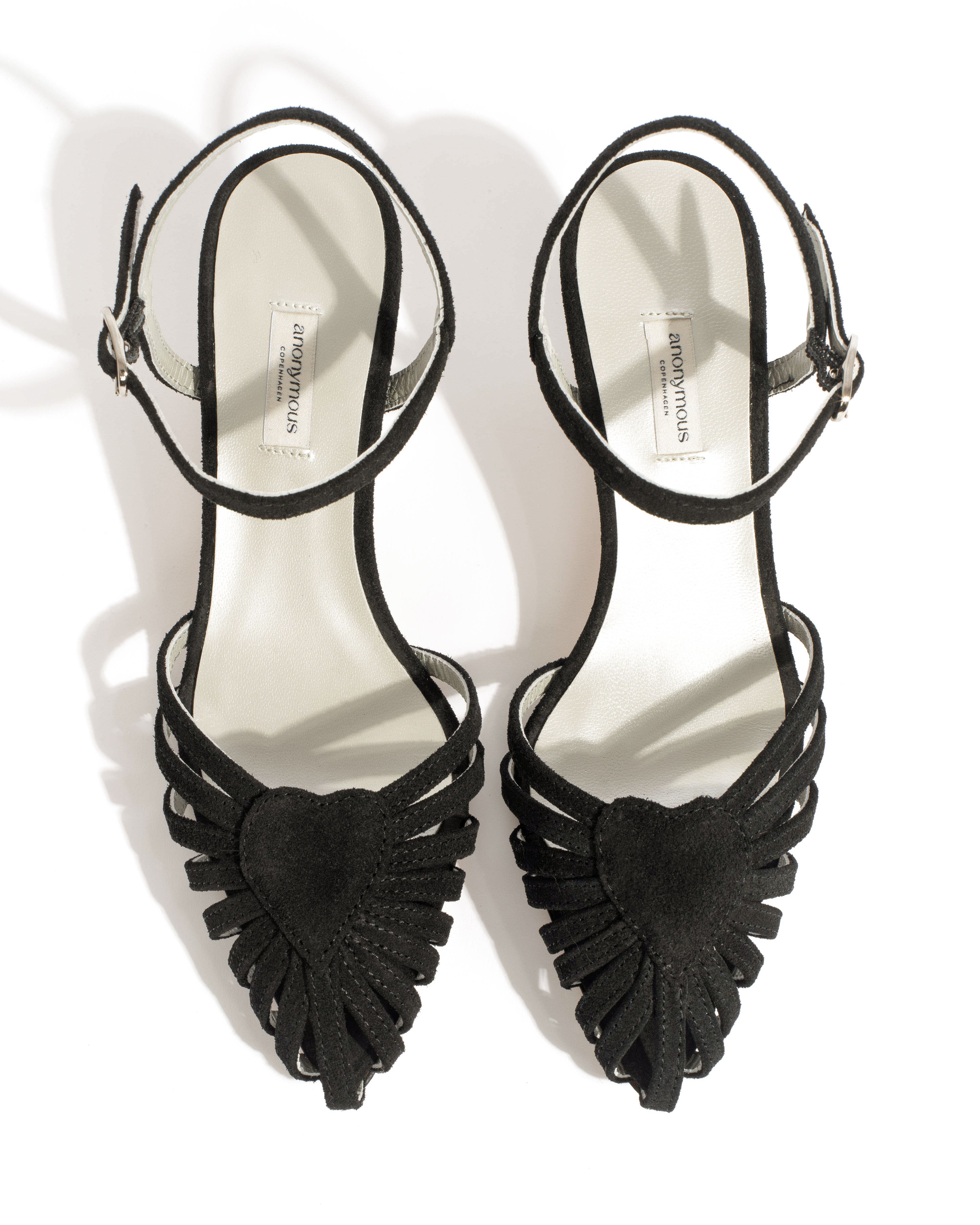 Keesha 55 Calf suede & lining Black & silver - Image 4