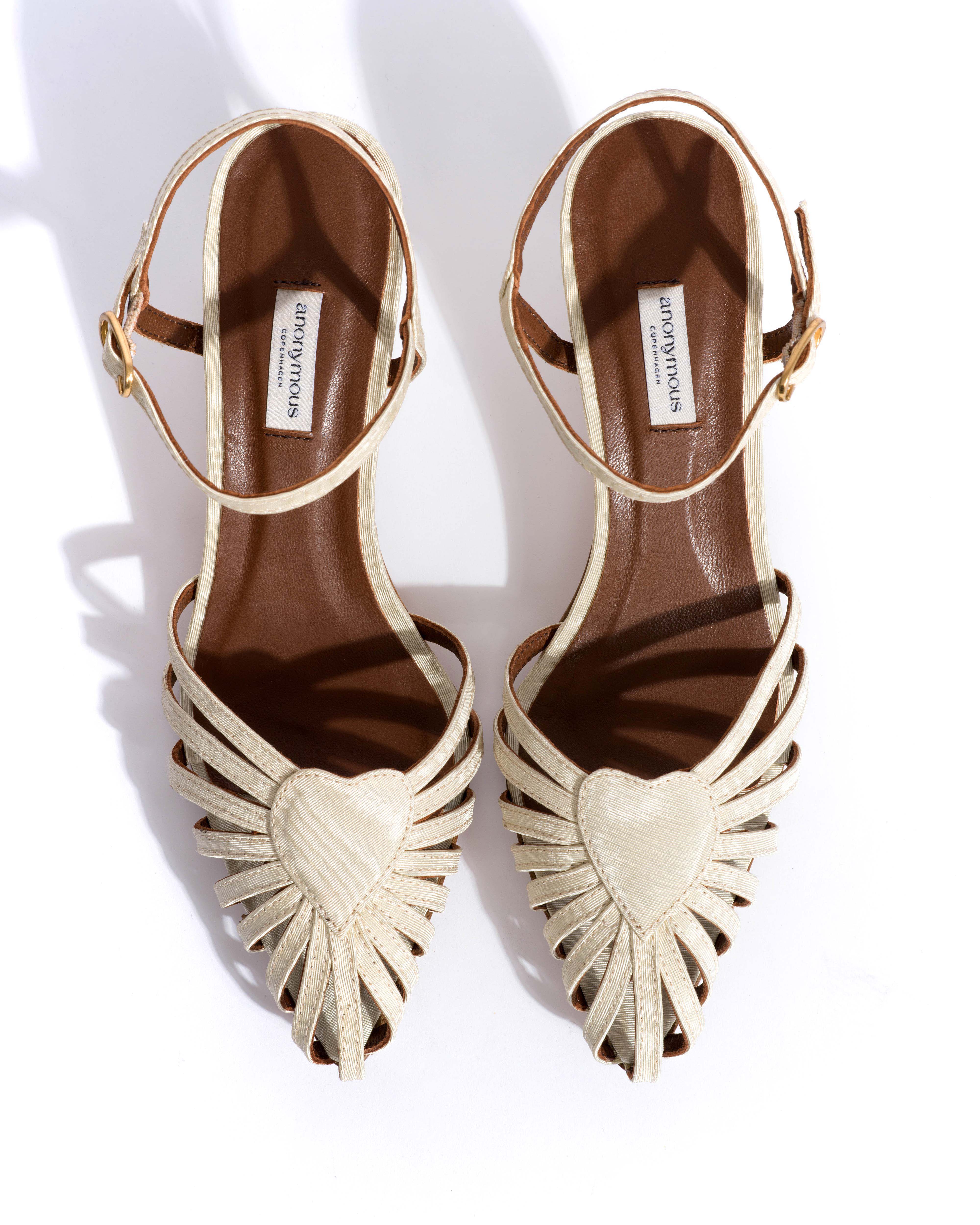 Keesha 55 Glossy moire Ivory - Image 4