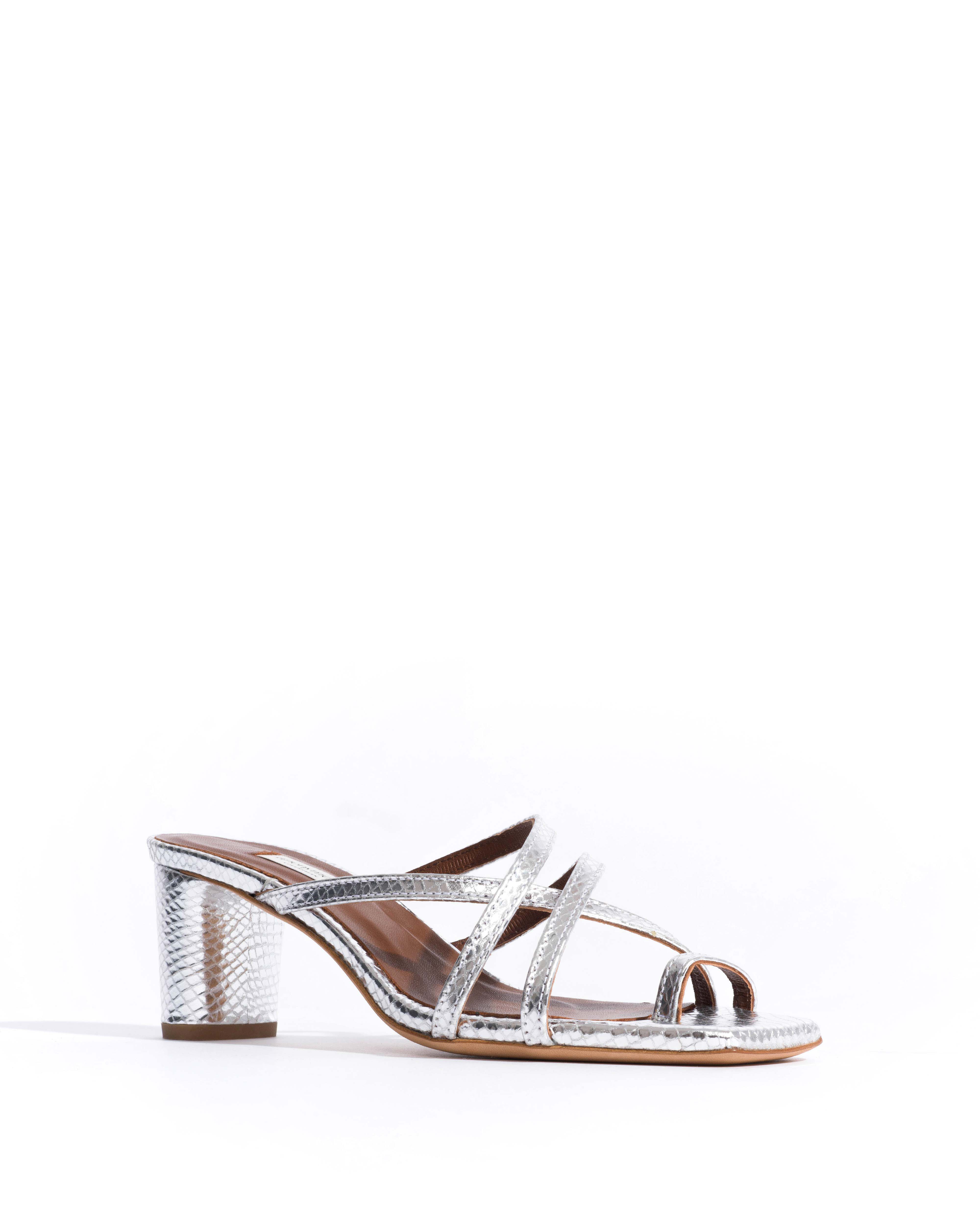 Kimber 60 Snake metallic calf Silver - Image 2