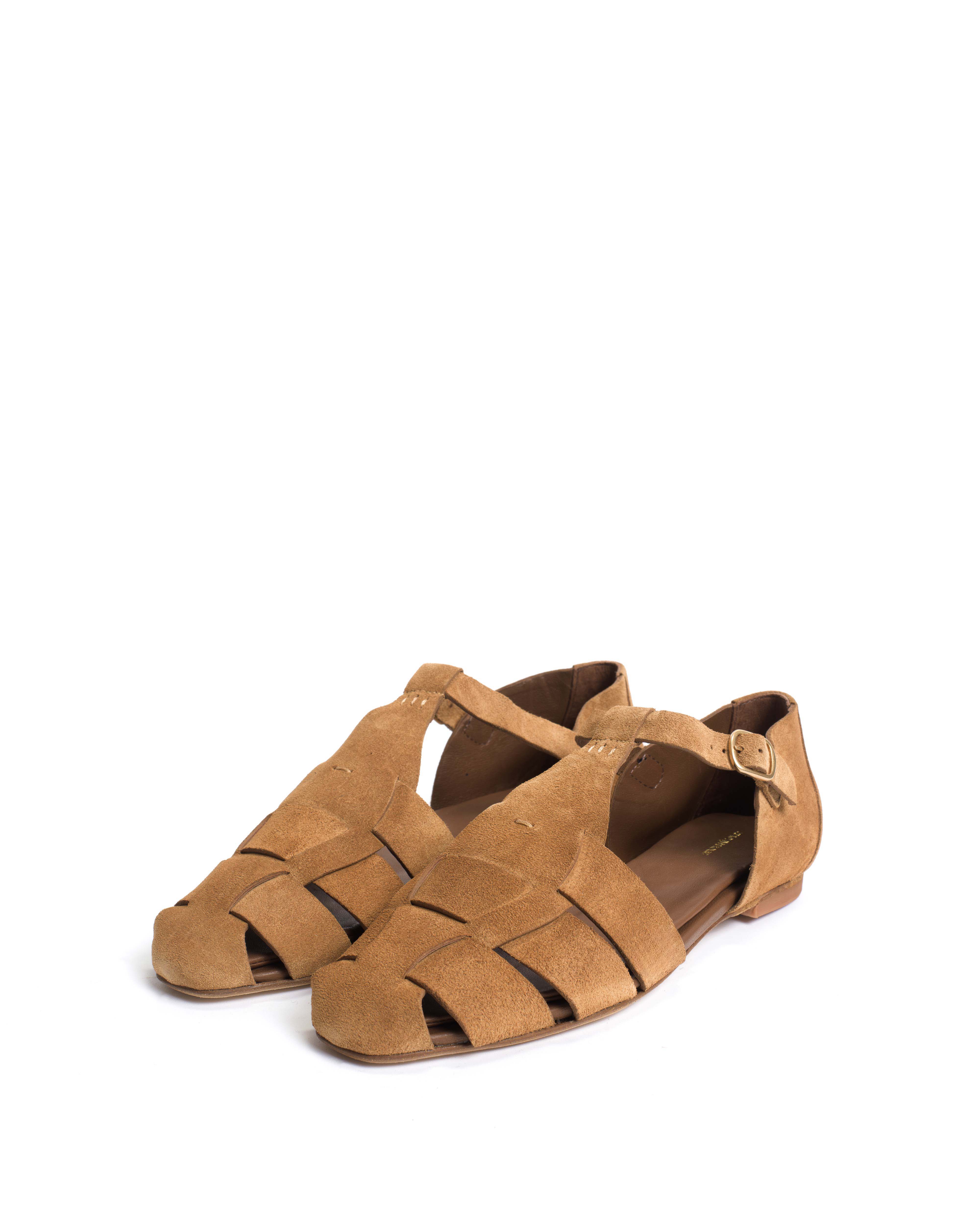 Lain flats Calf suede Cinnamon - Image 2