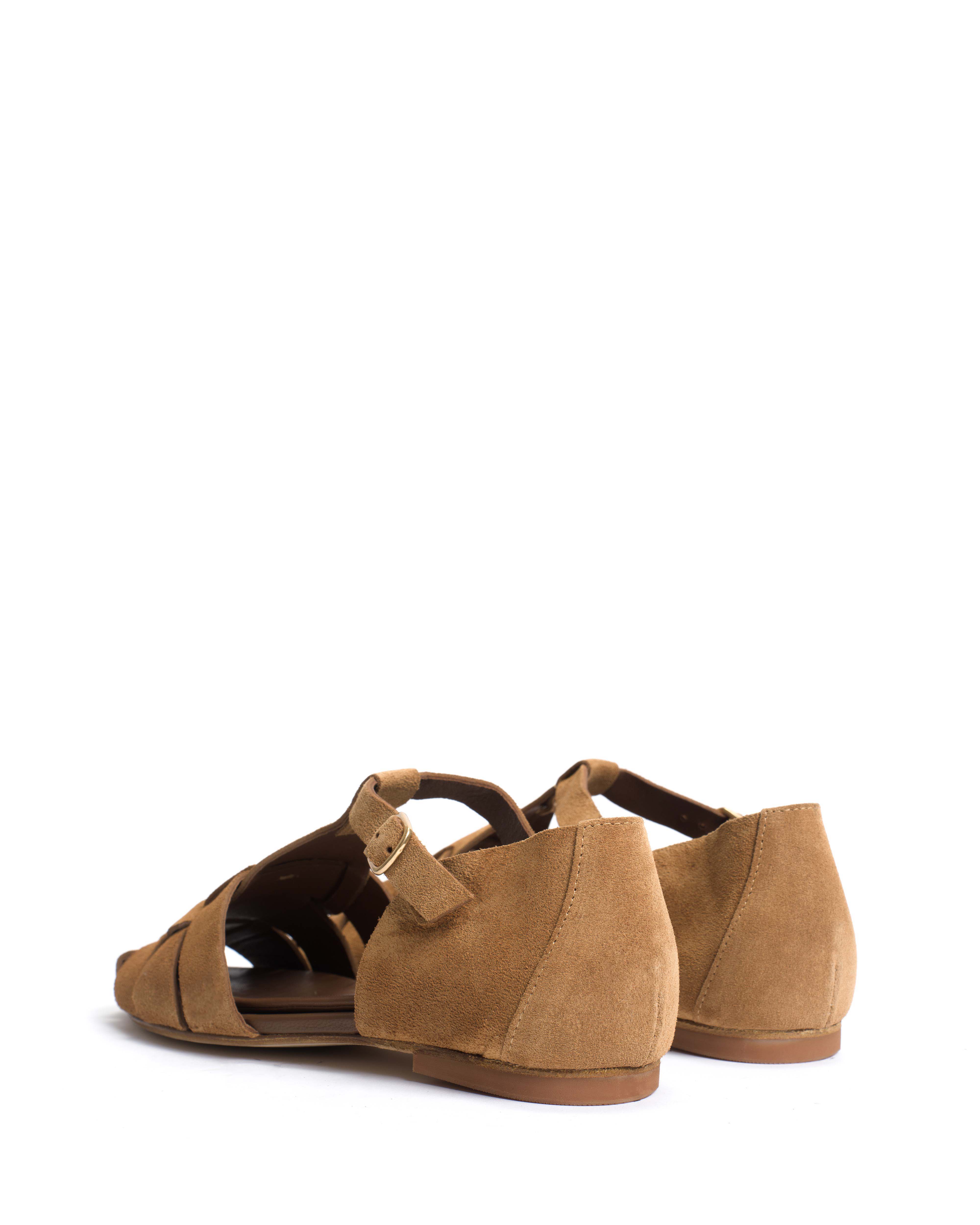 Lain flats Calf suede Cinnamon - Image 5