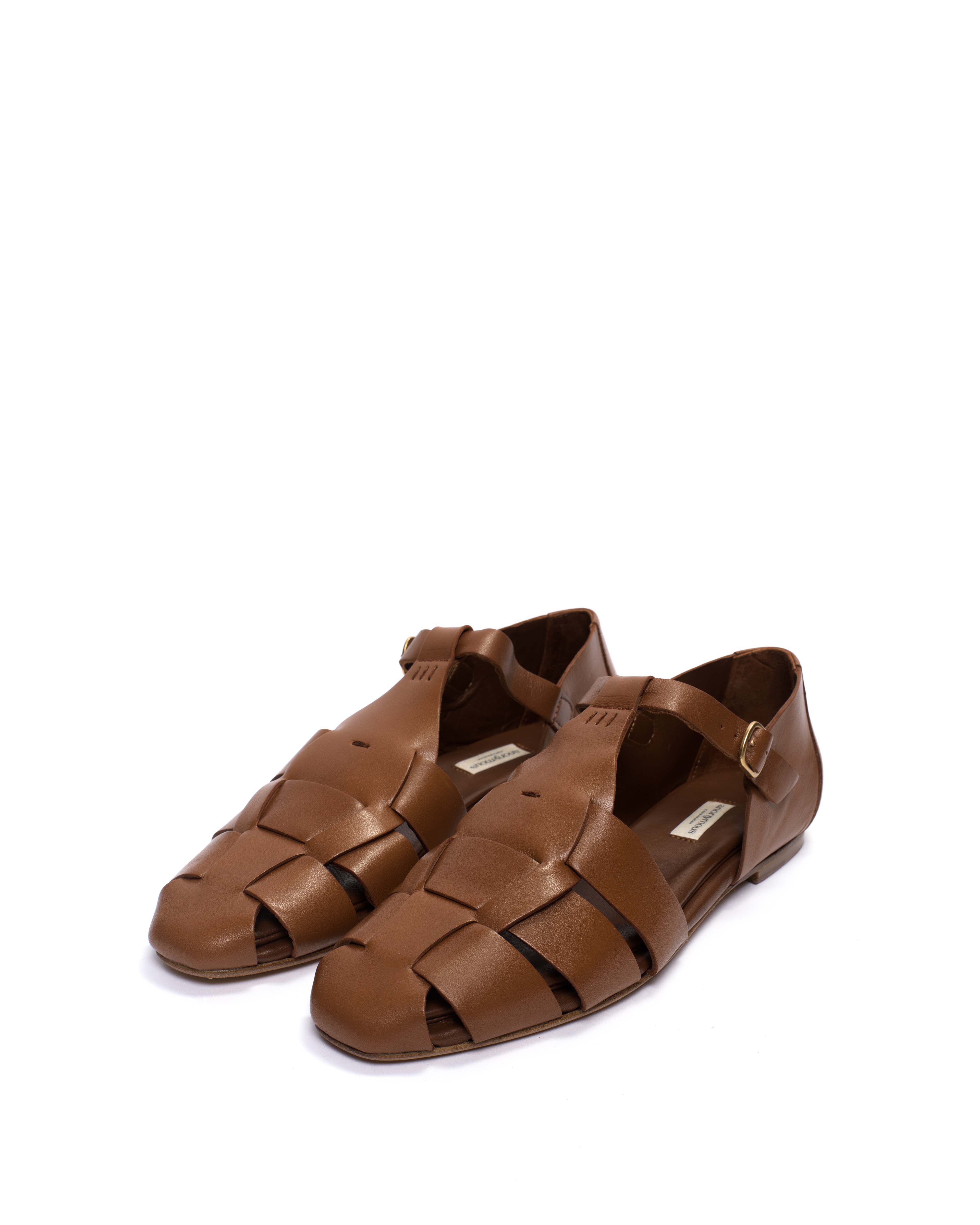 Lain flats Soft calf Camel - Image 2