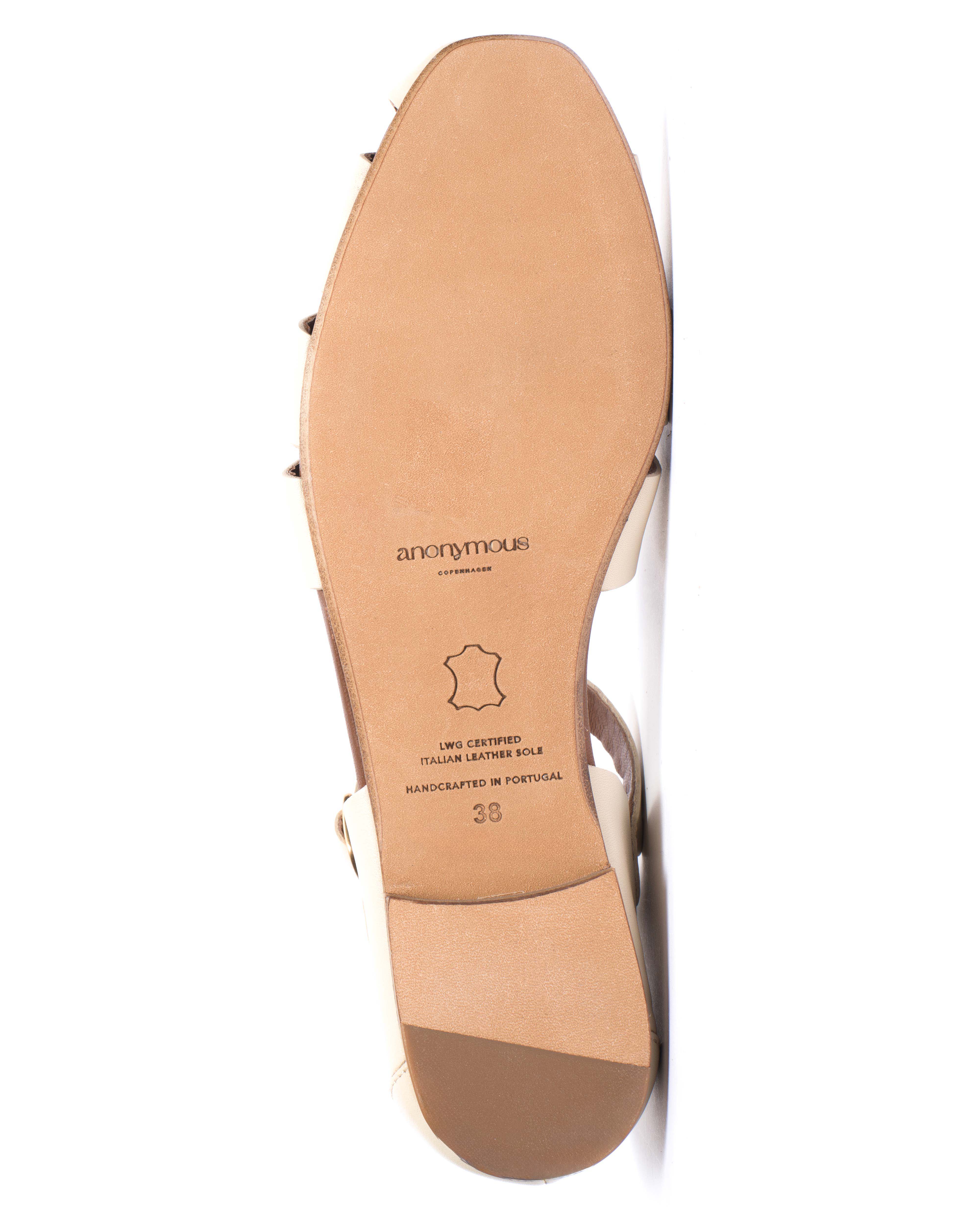 Lain flats Soft calf White sand - Image 7