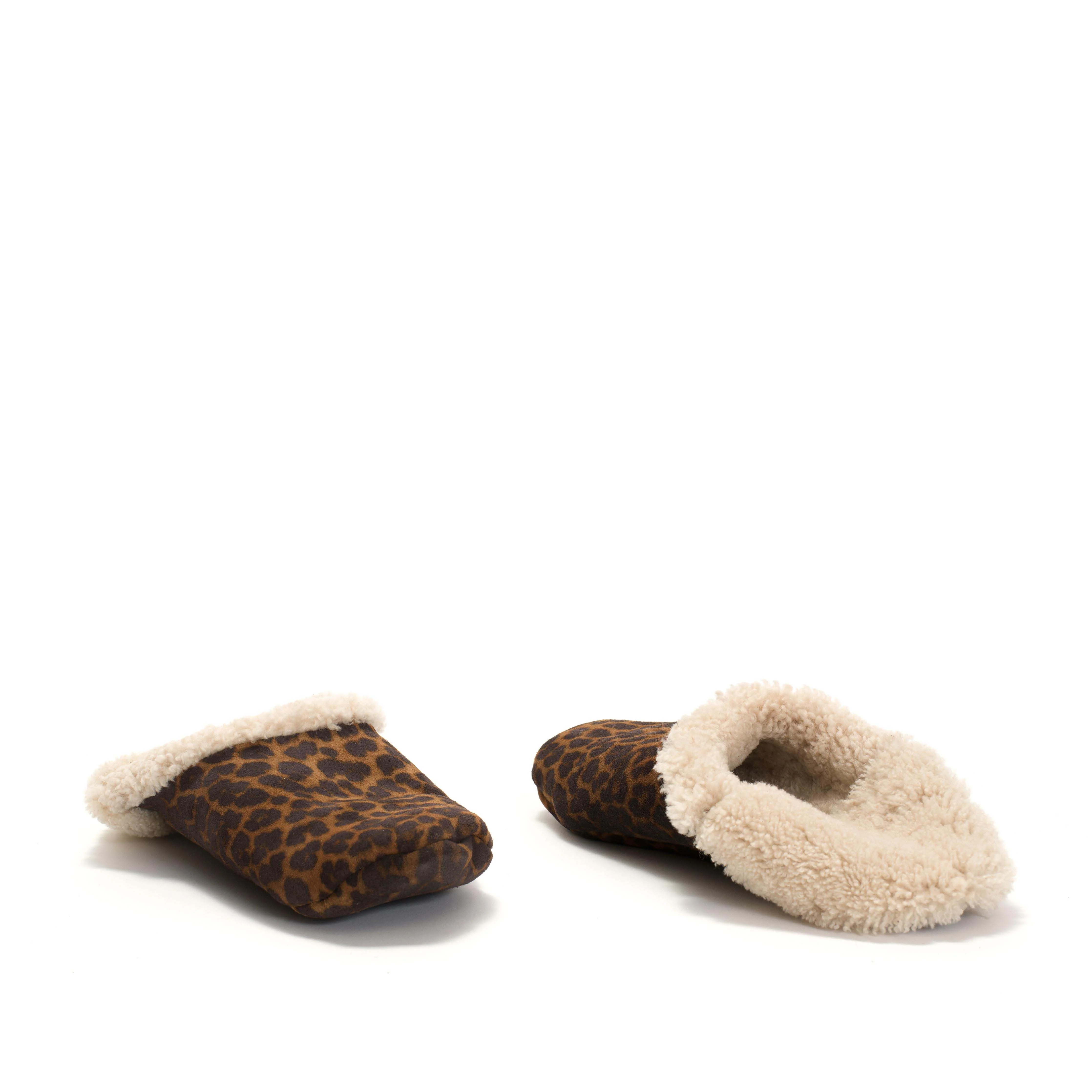 Lambiees shearling Calf suede print Leopard - Image 4