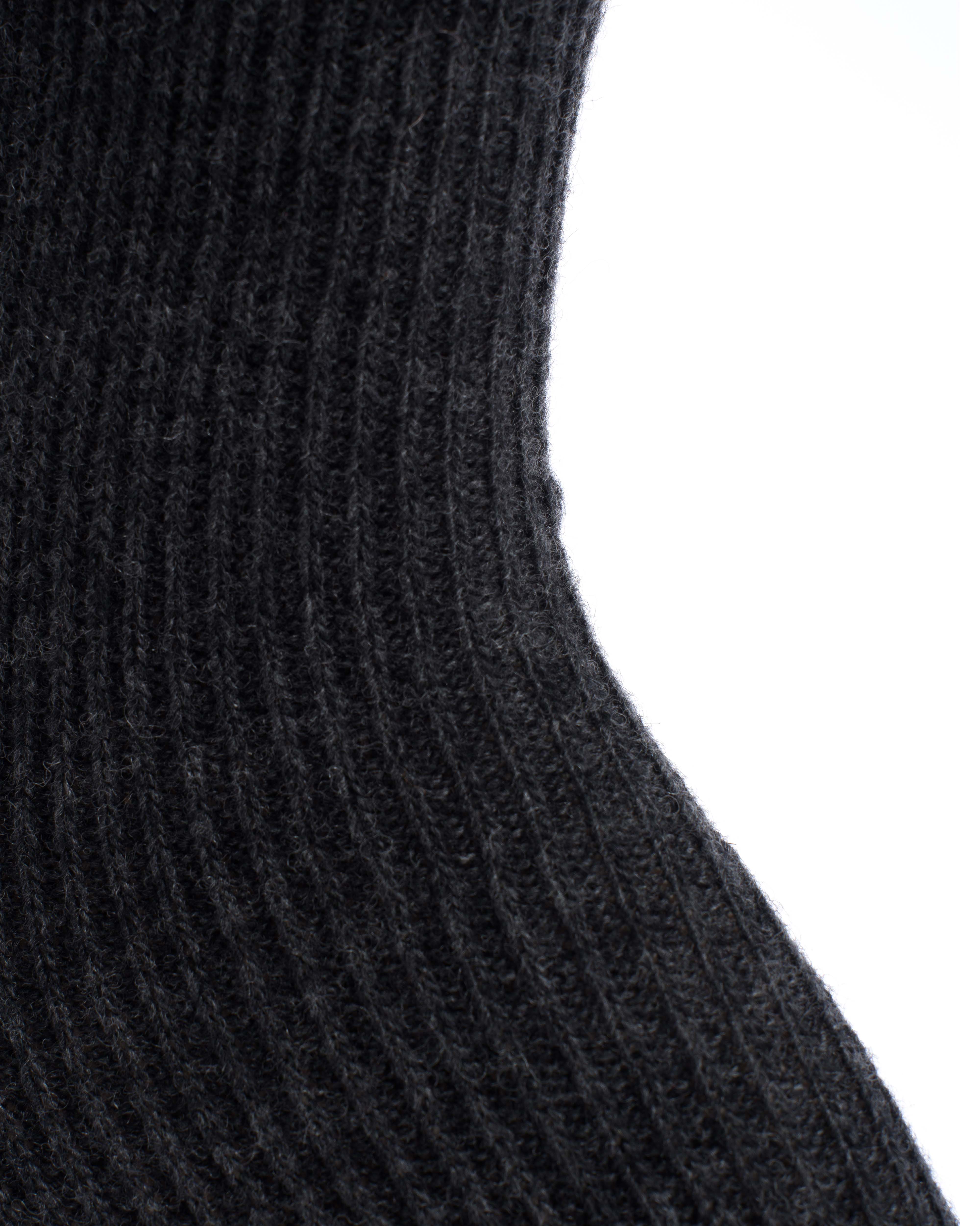 Lanai cashmere socks 70% wool 30% cashmere Dark grey - Image 5