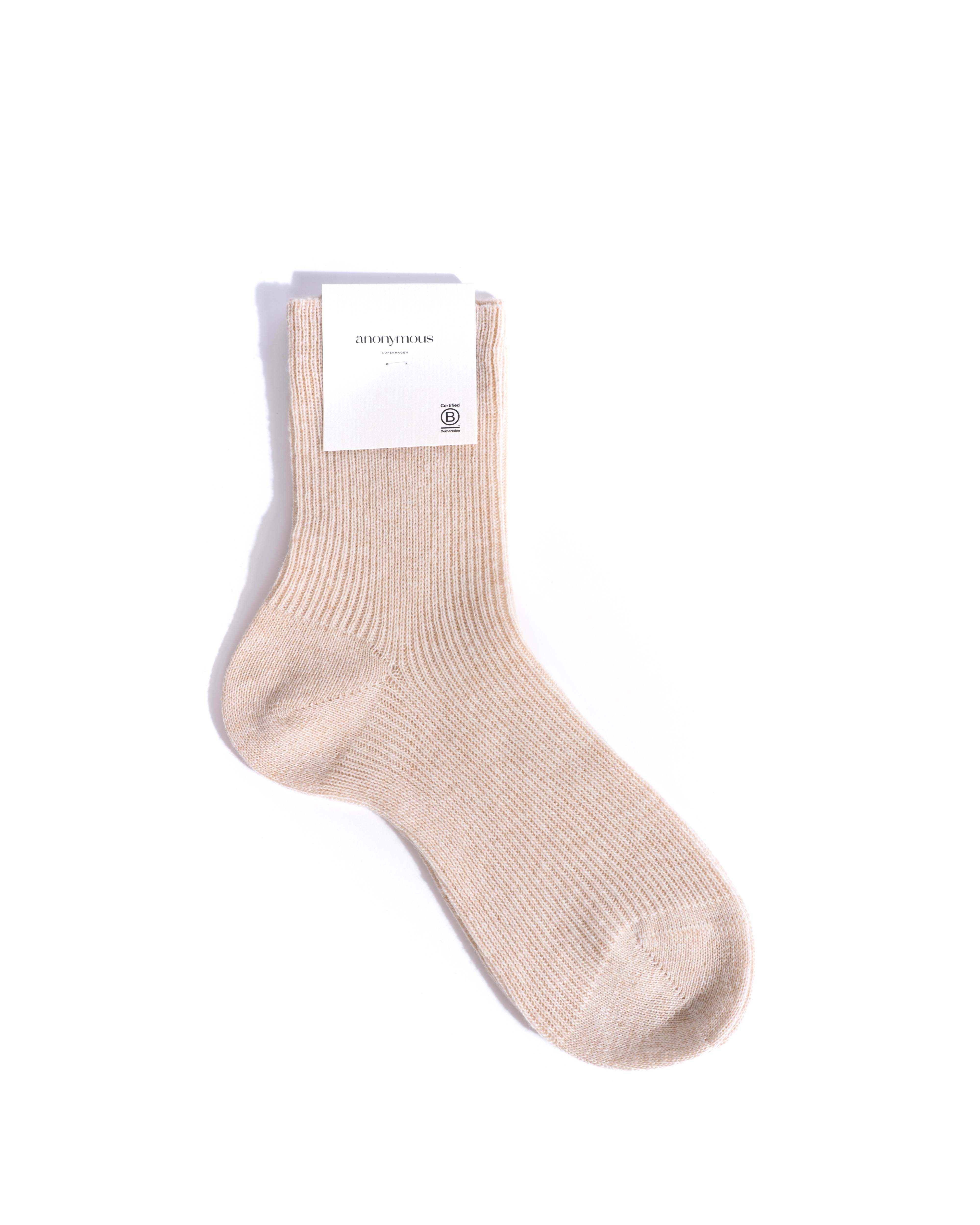 Lanai cashmere socks 70% wool 30% cashmere Powder - Image 5