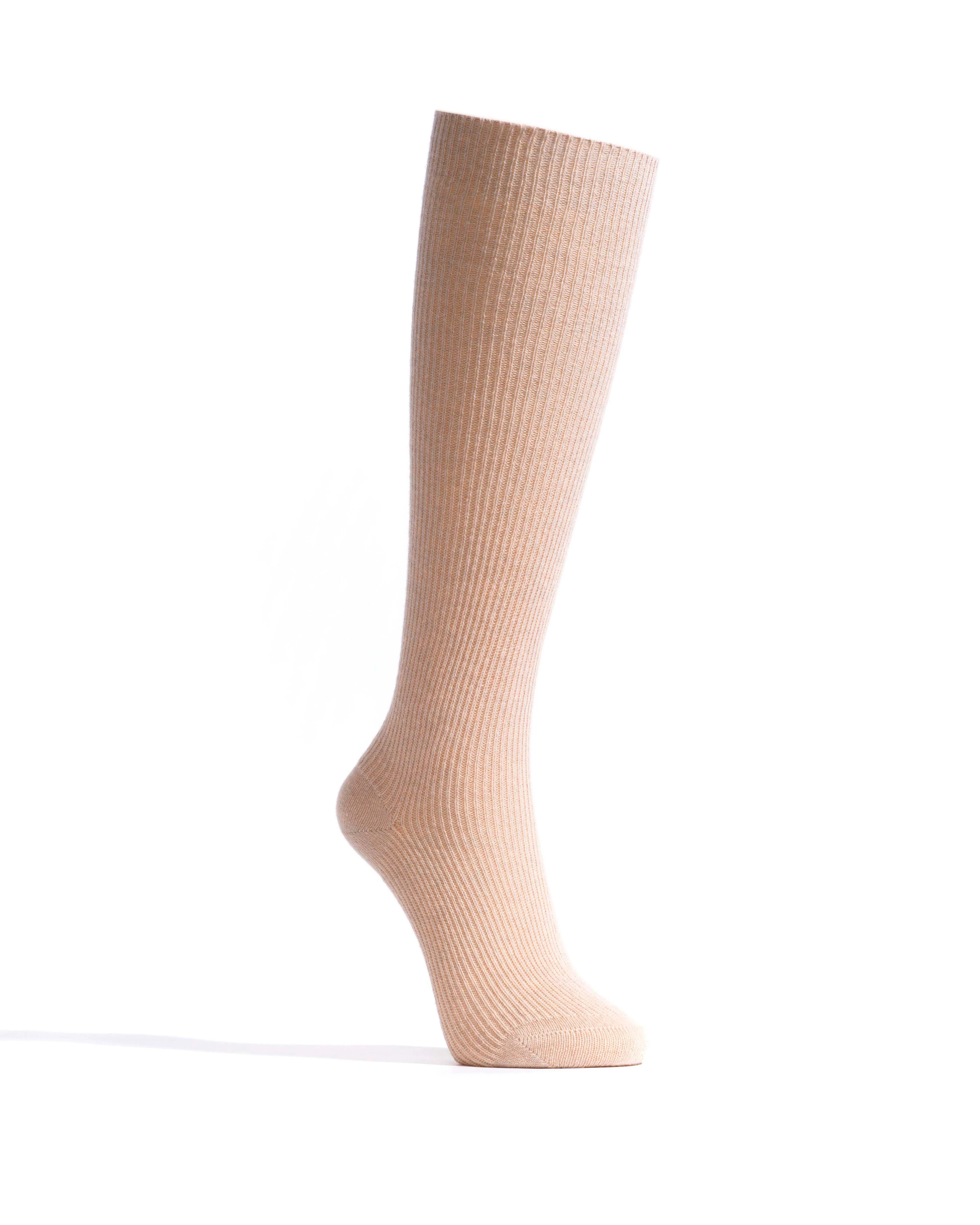 Lanai knee-high cashmere socks 70% wool 30% cashmere Mushroom - Image 2