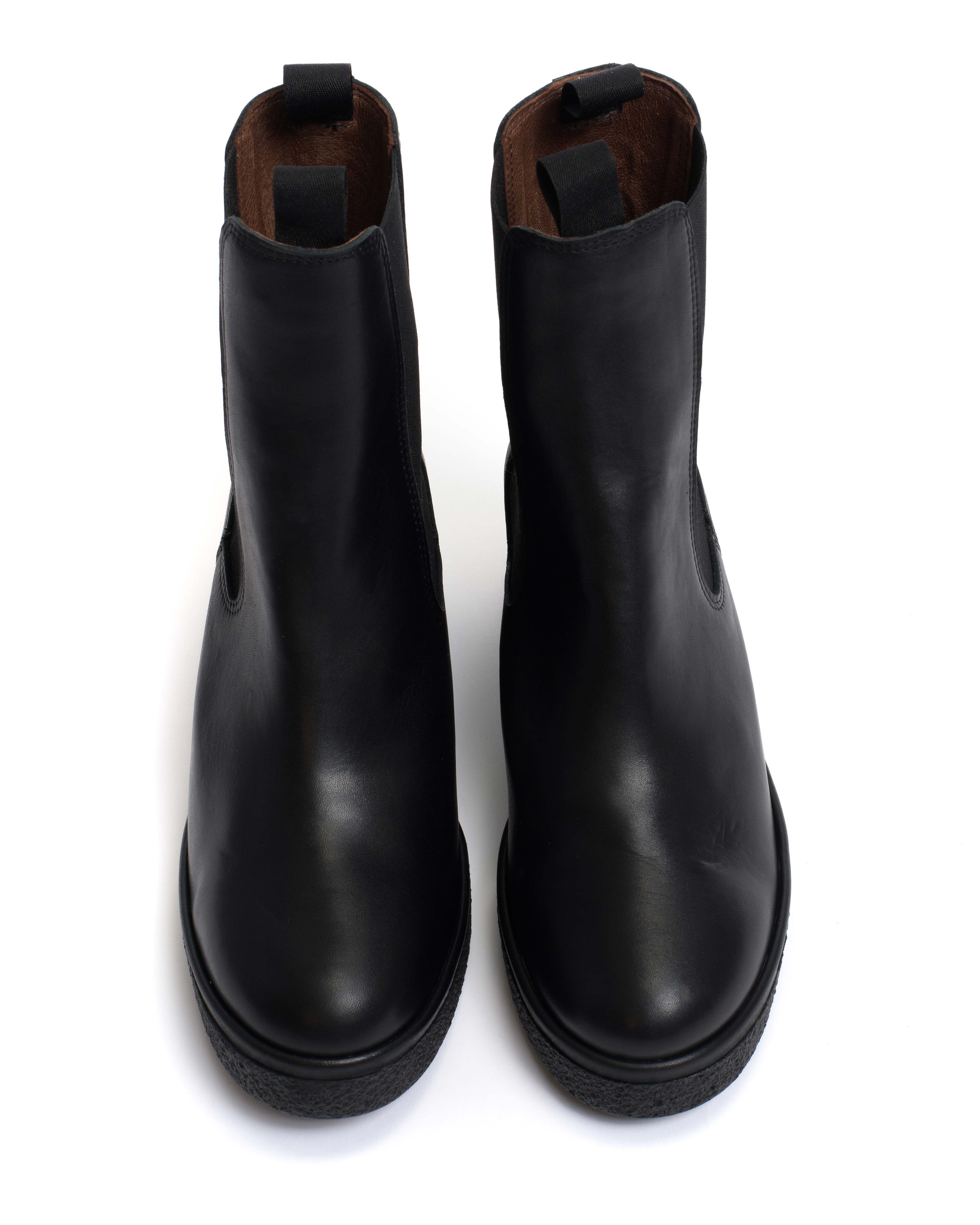 Laurell 65 platform Soft calf & sole Black & black - Image 4