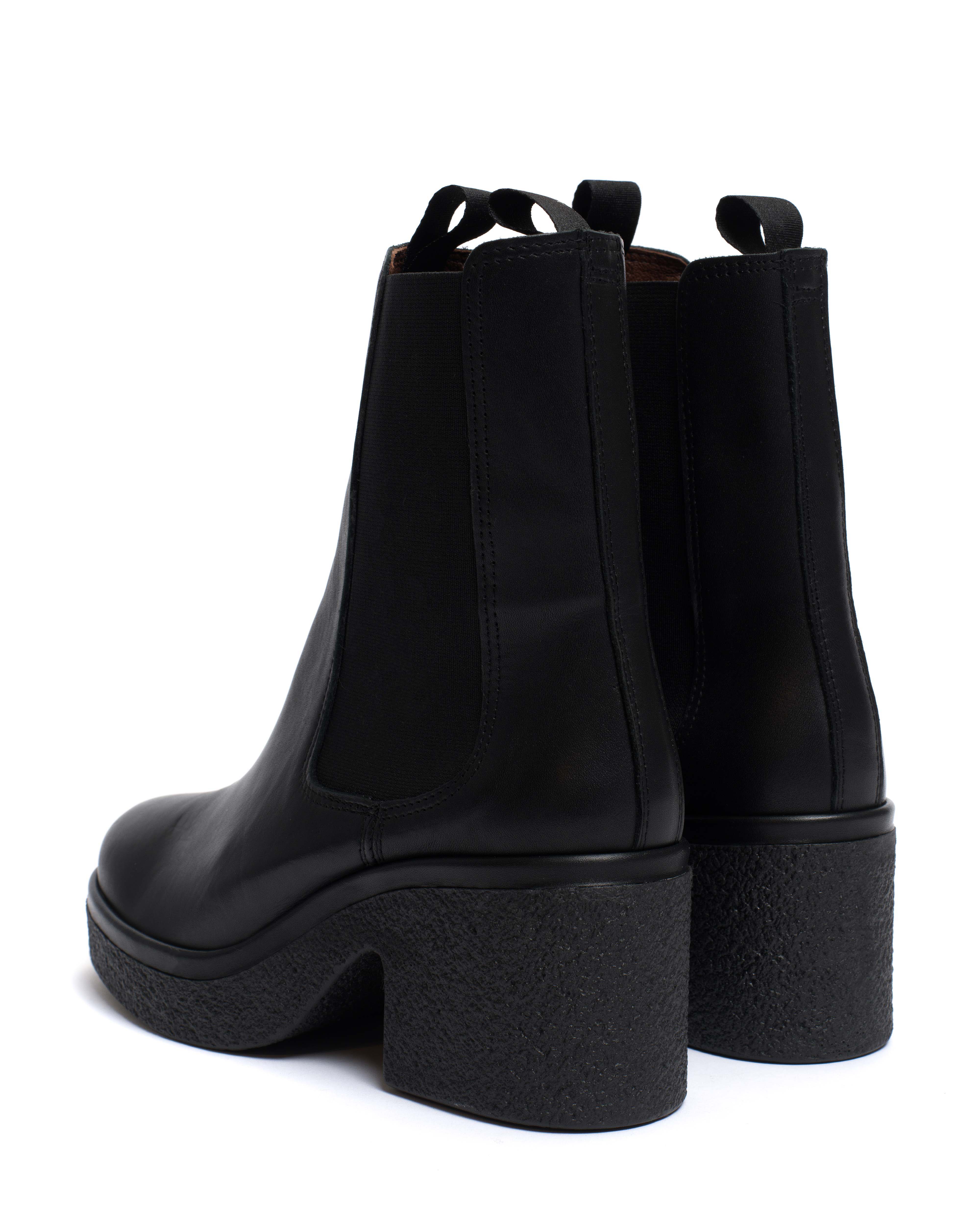 Laurell 65 platform Soft calf & sole Black & black - Image 5