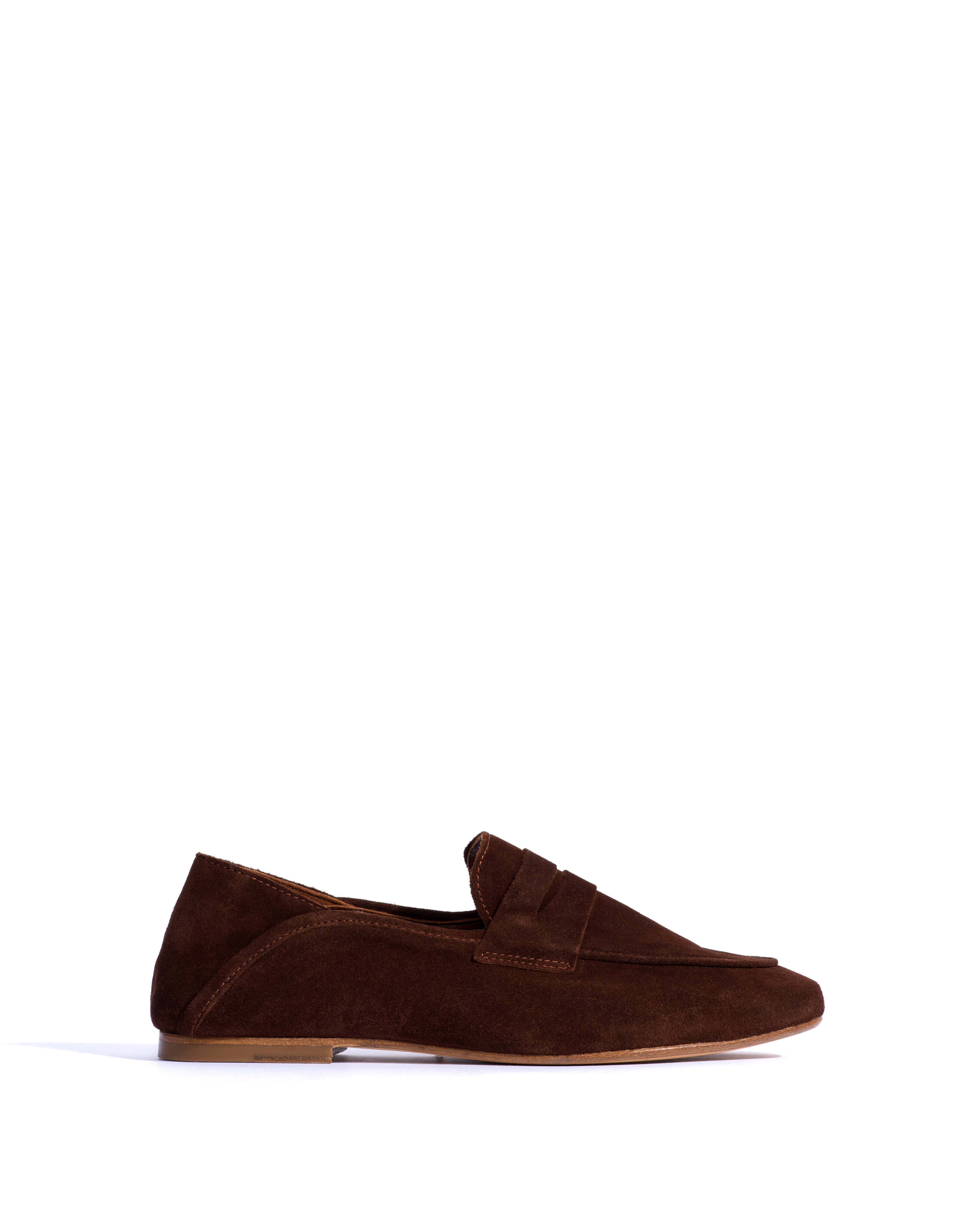 Lindsay Calf suede Chocolate