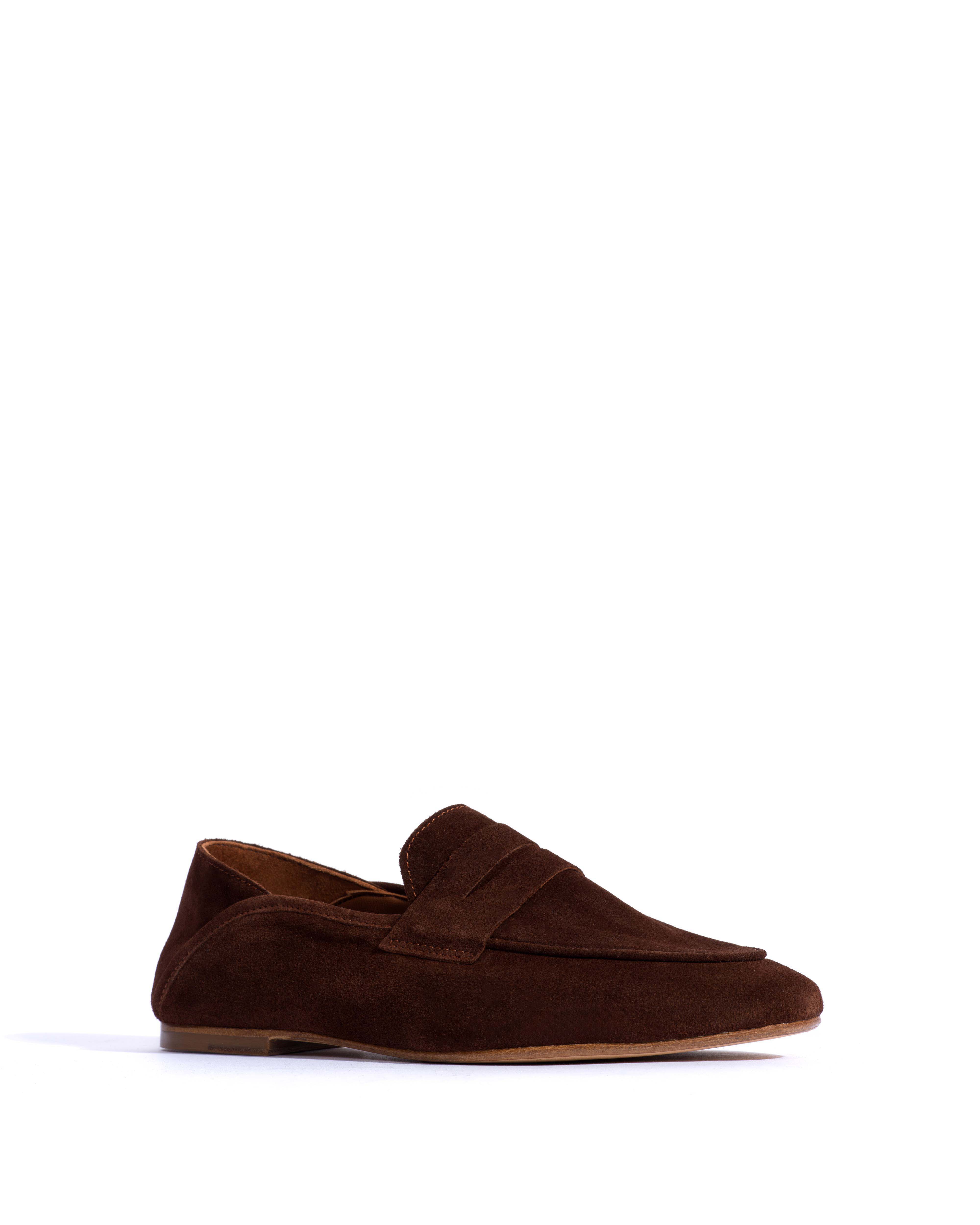 Lindsay Calf suede Chocolate - Image 2