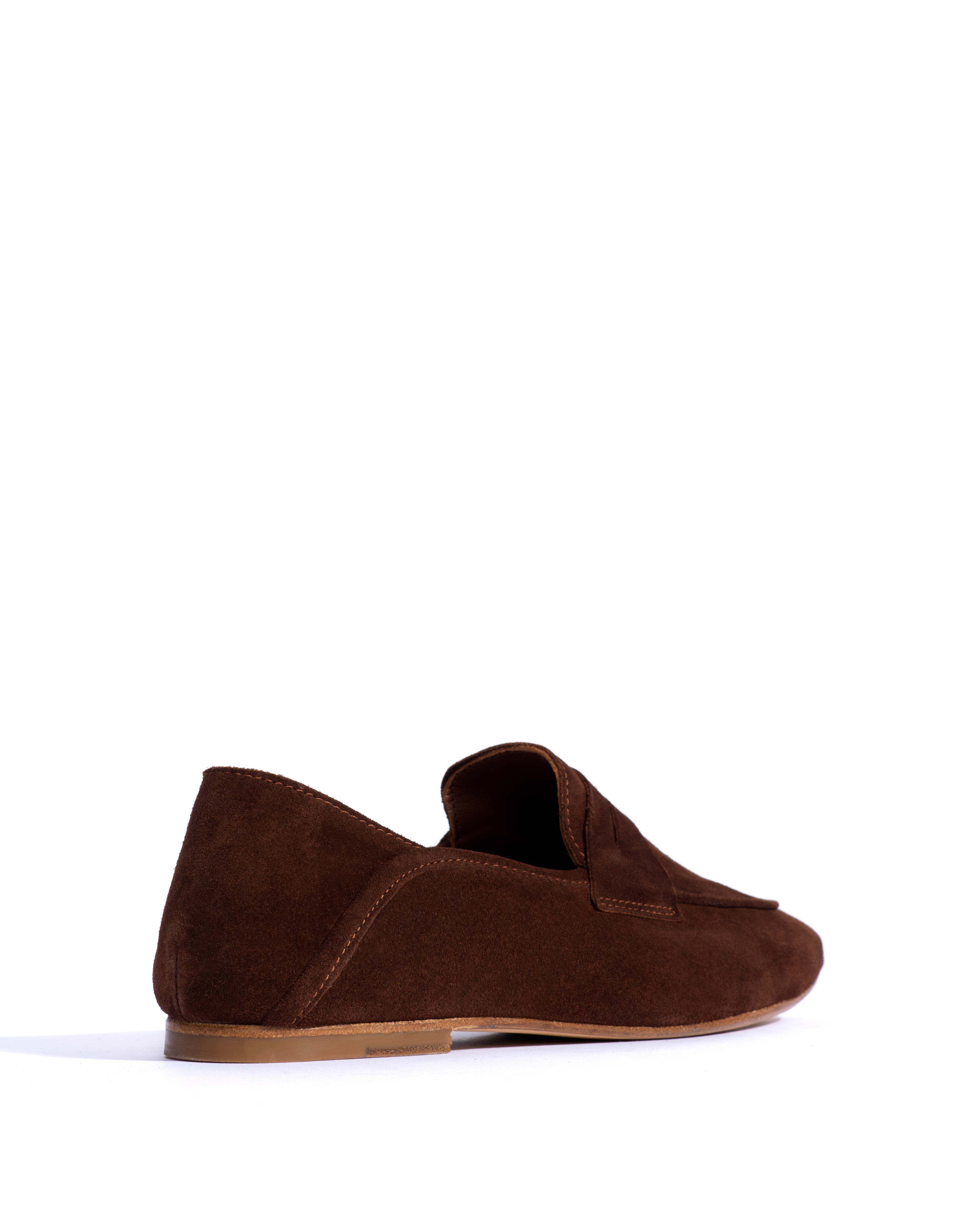 Lindsay Calf suede Chocolate - Image 3
