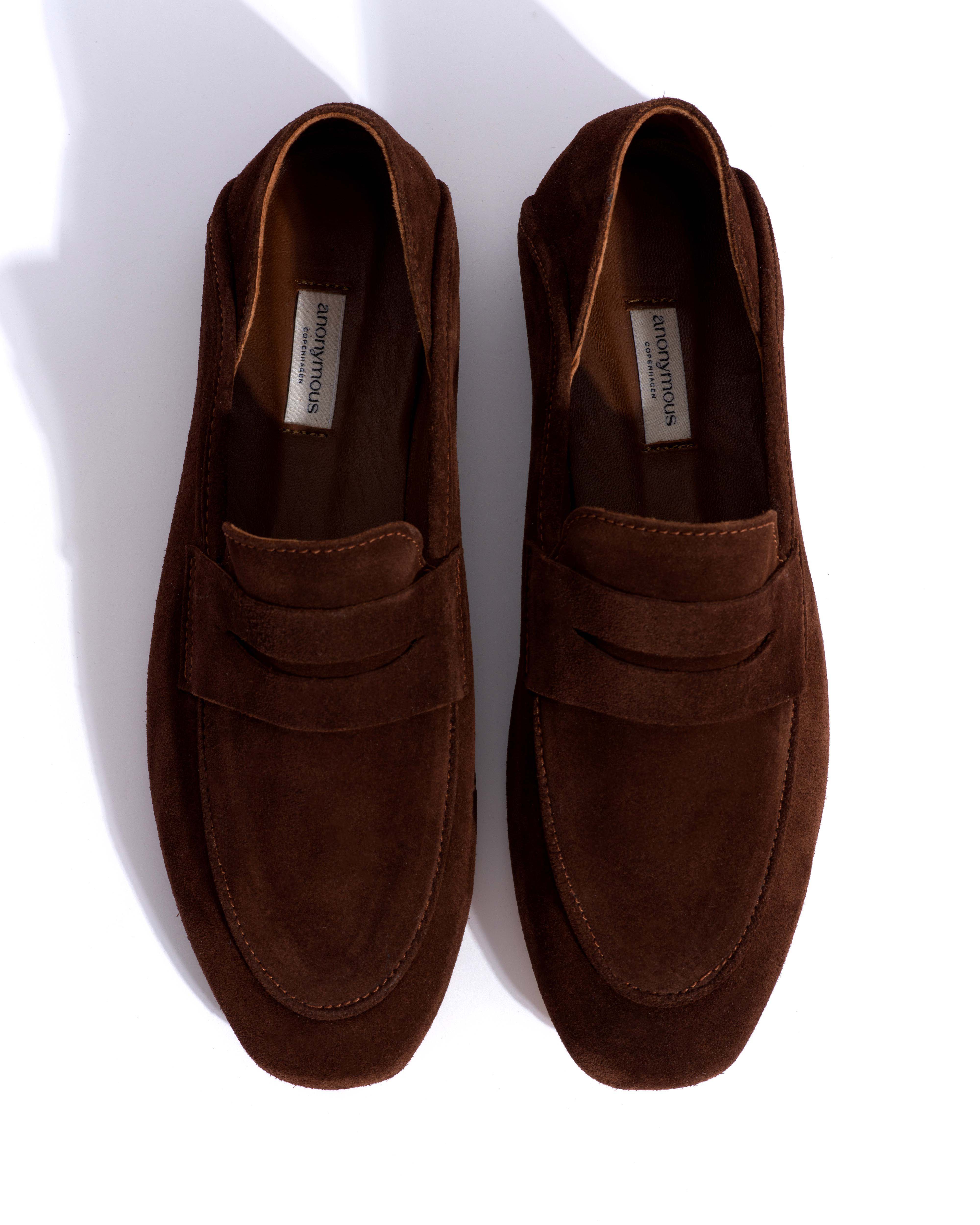 Lindsay Calf suede Chocolate - Image 4