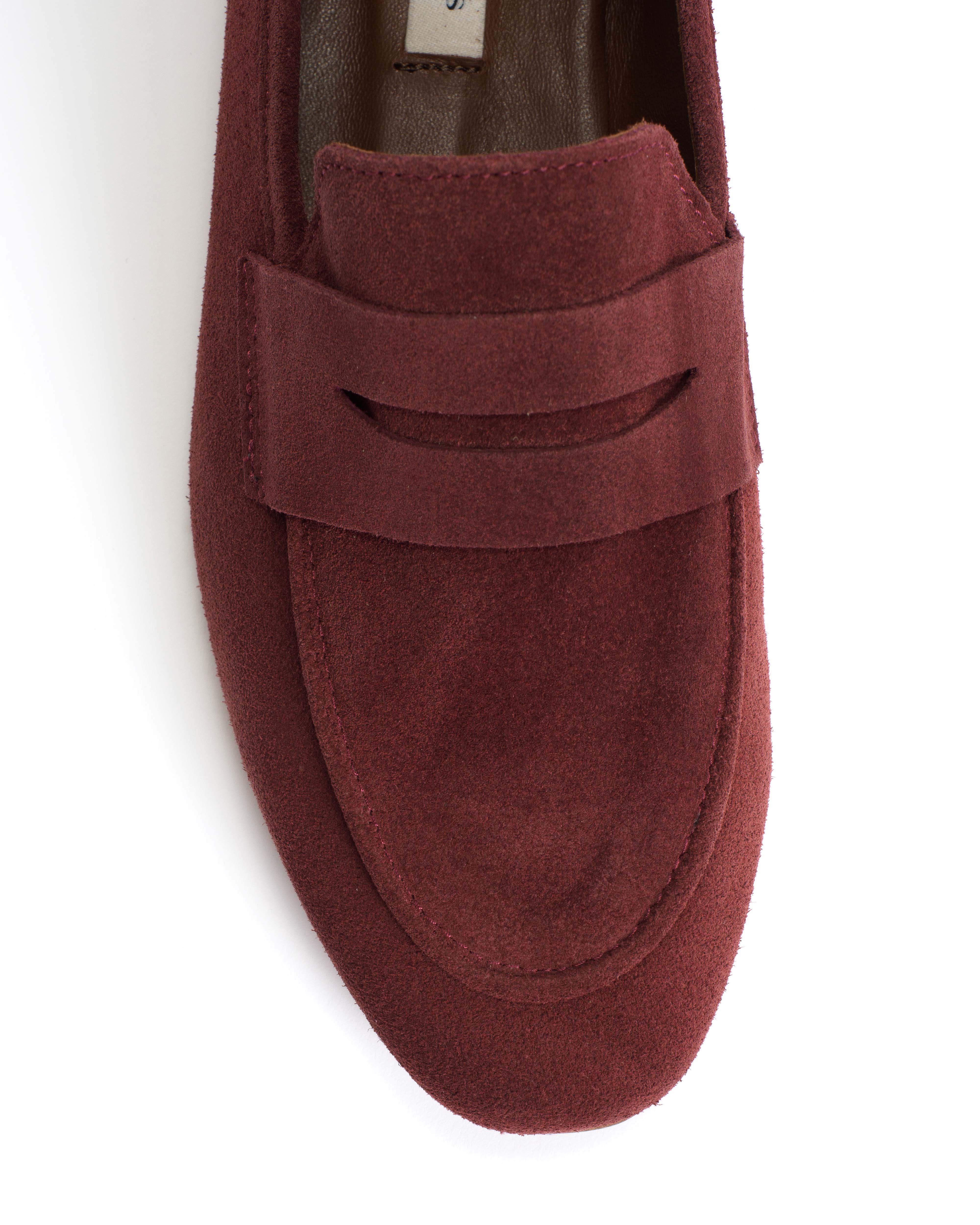 Lindsay Calf suede Pomegranate - Image 6