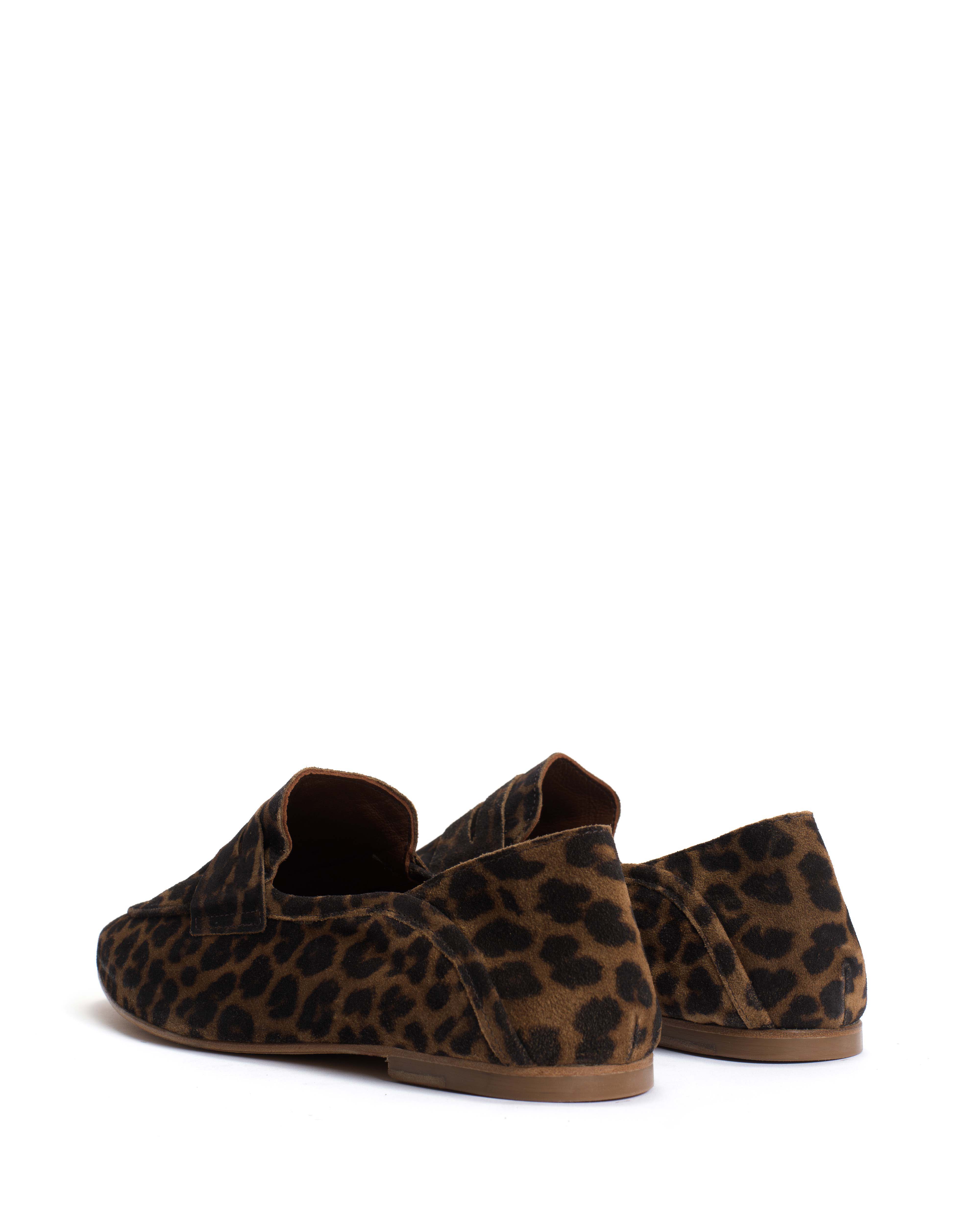 Lindsay Calf suede print Leopard - Image 4