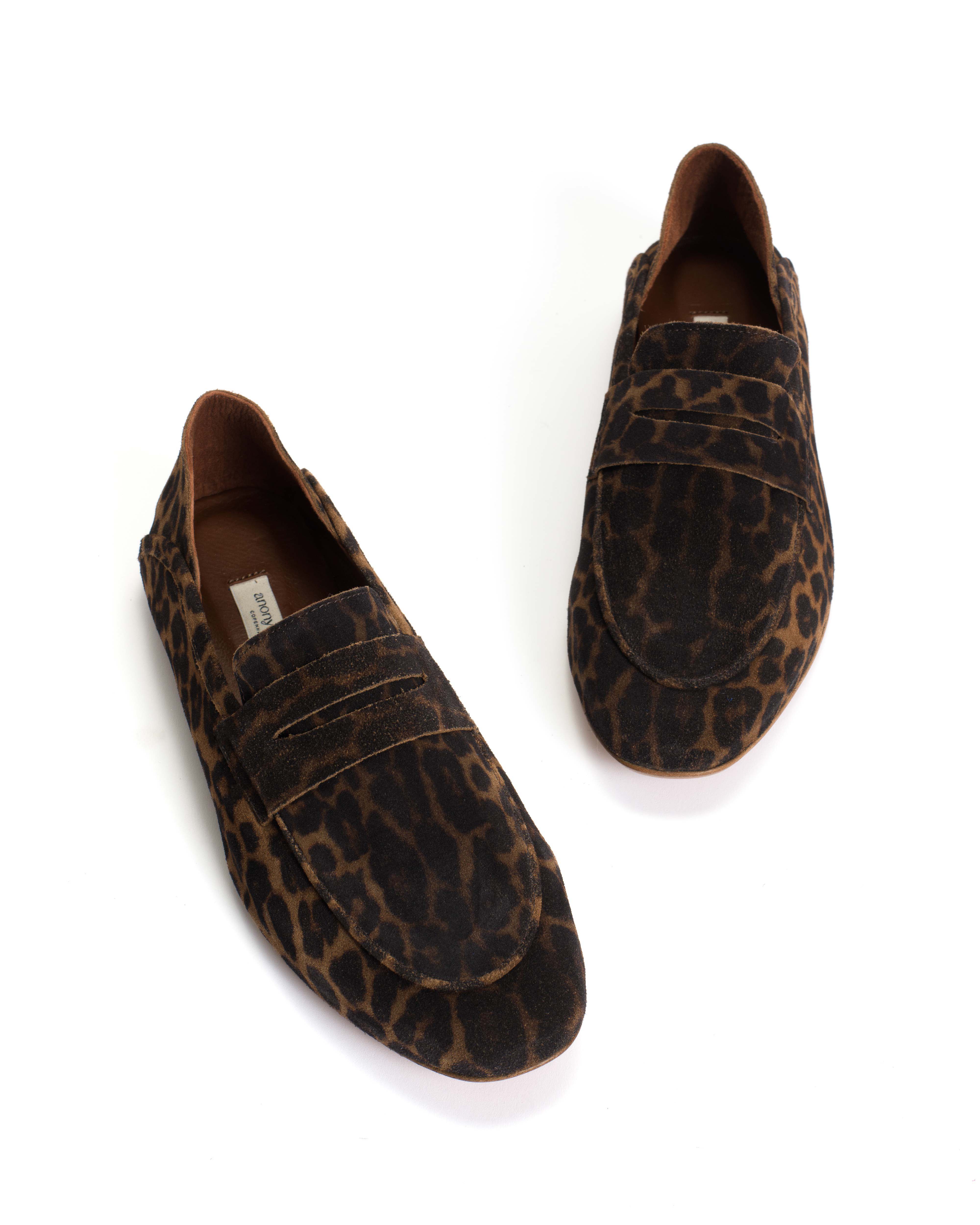 Lindsay Calf suede print Leopard - Image 5