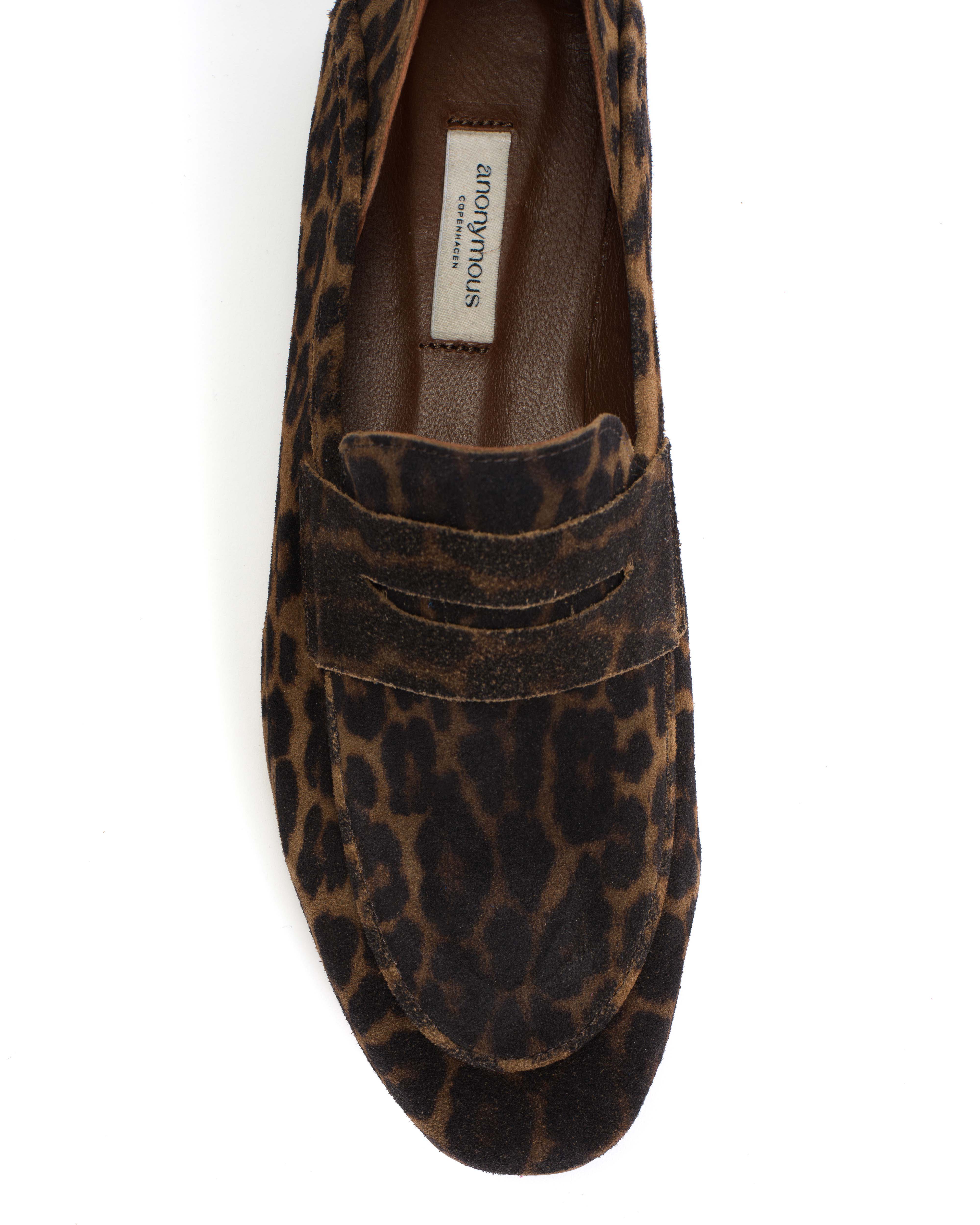 Lindsay Calf suede print Leopard - Image 6