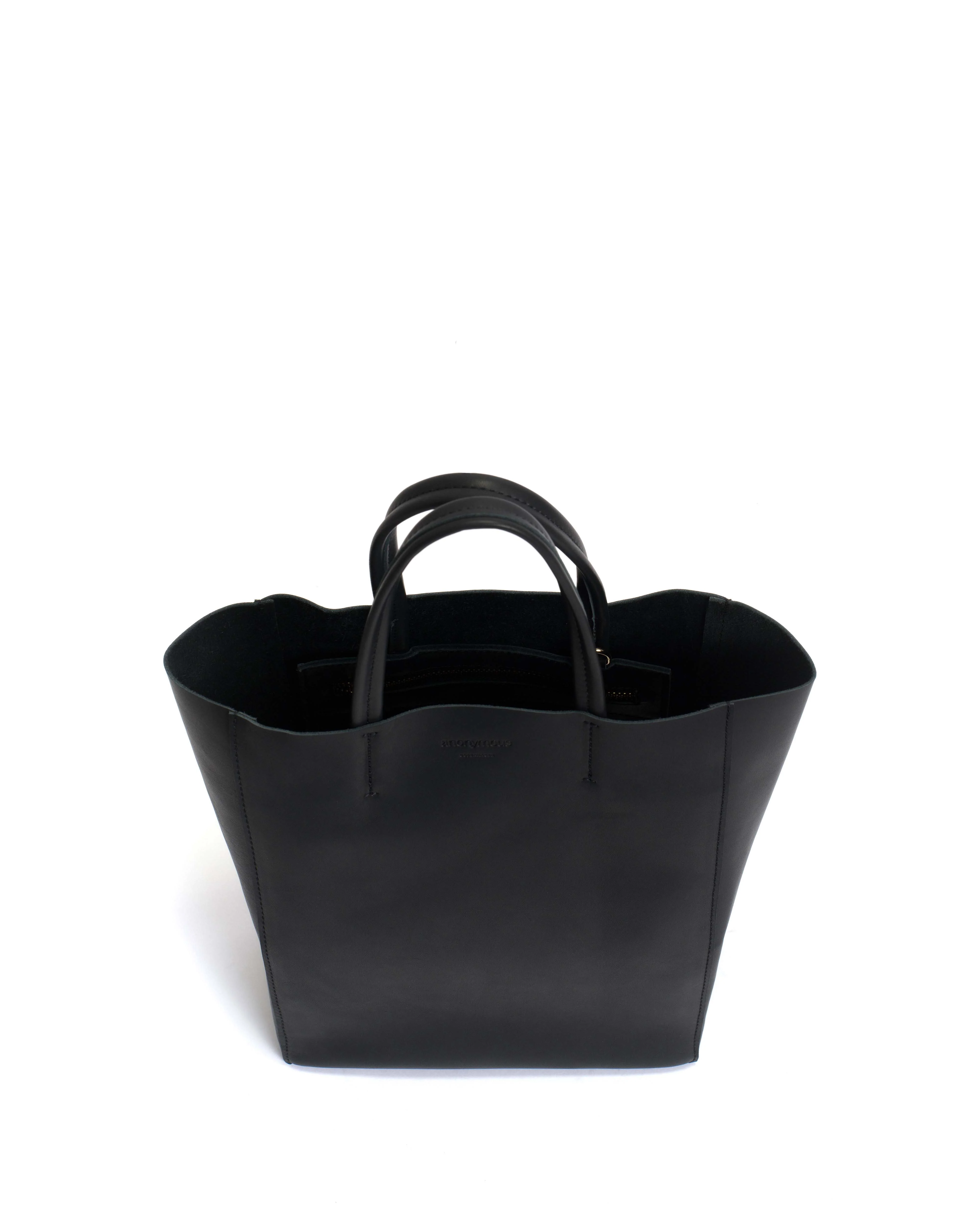 Linea shopper Soft calf Black - Image 3