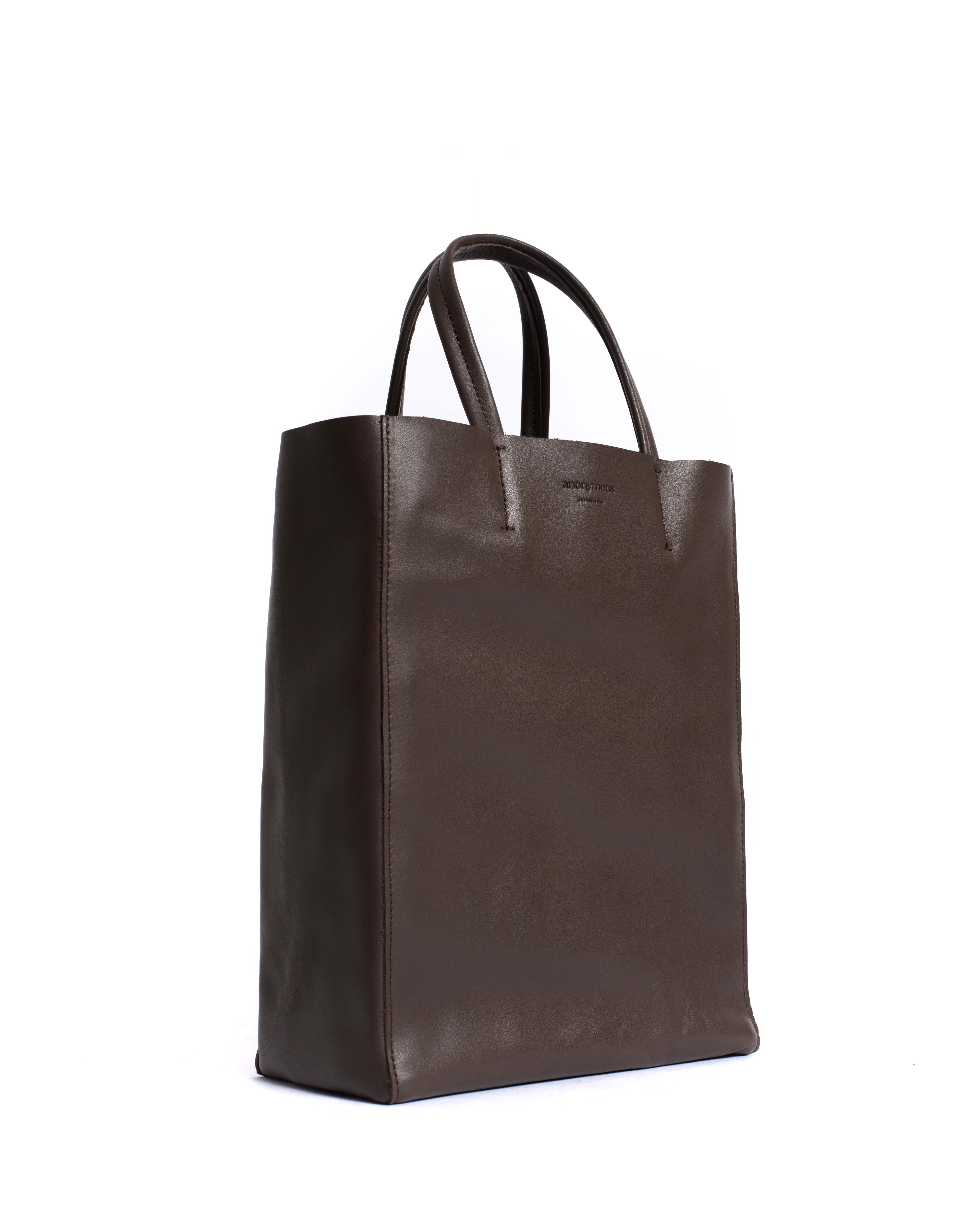 Linea shopper Soft calf Coffee brown - Image 2
