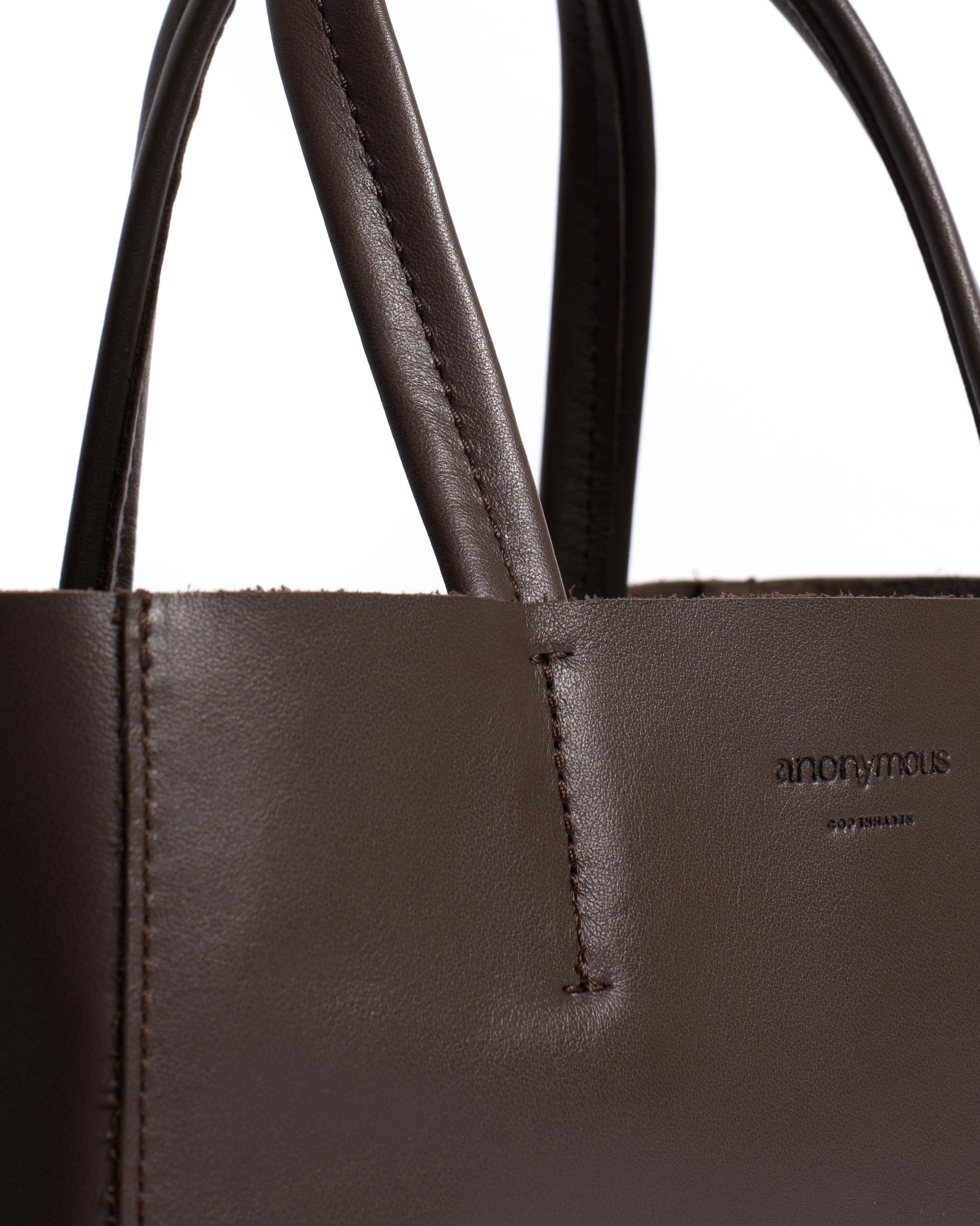 Linea shopper Soft calf Coffee brown - Image 4