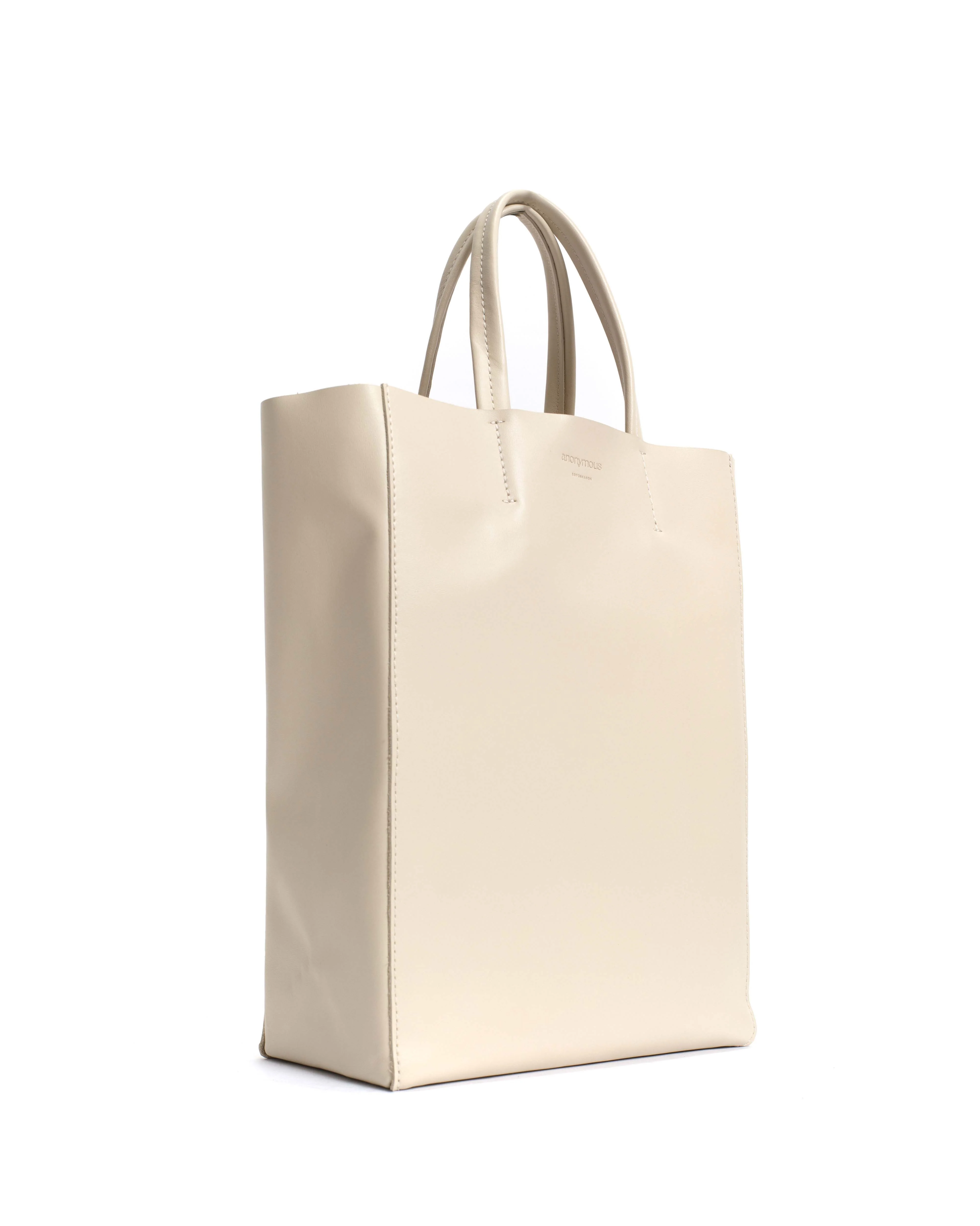 Linea shopper Soft calf White sand - Image 2